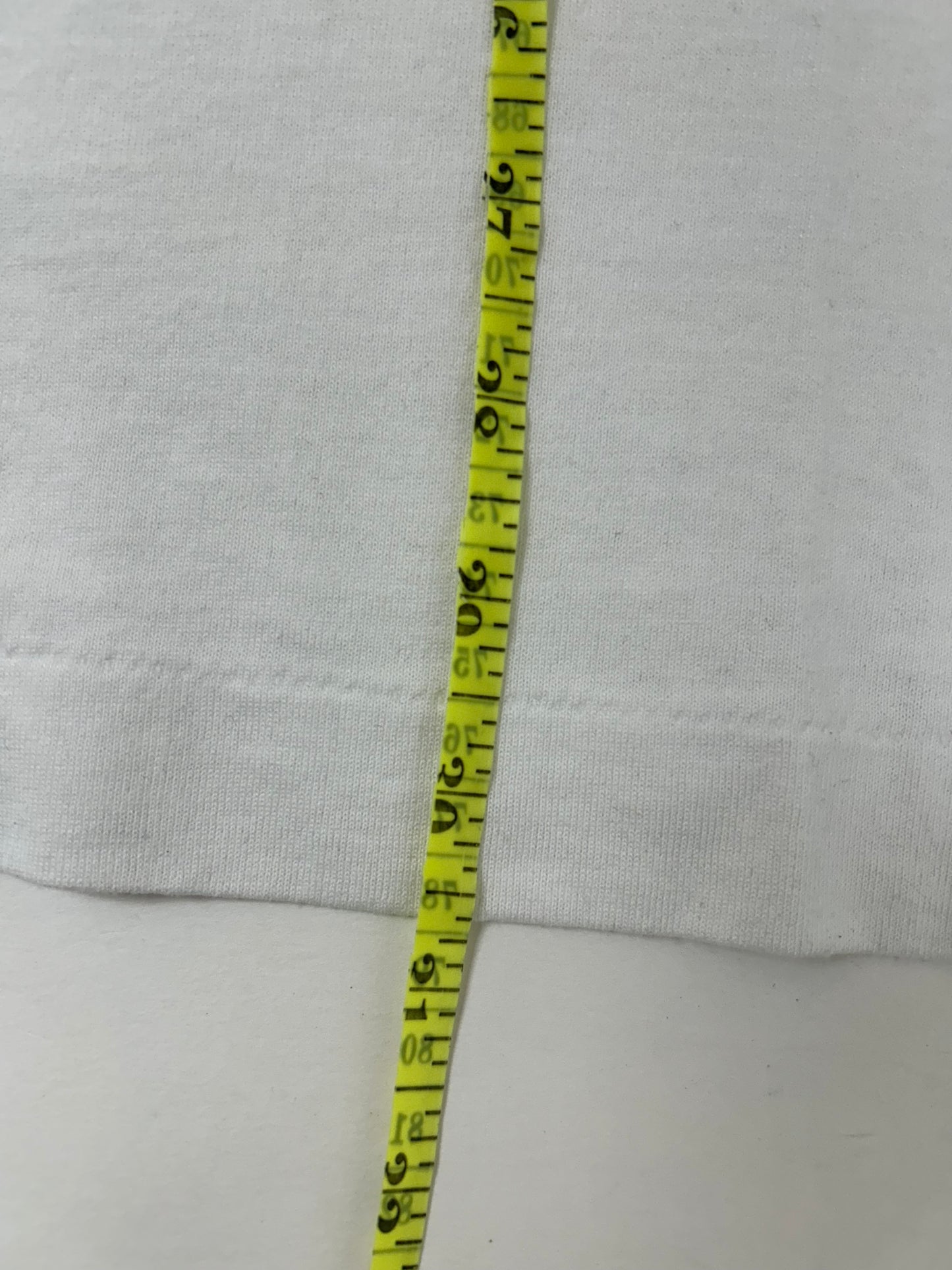 Edgewood NJ first edition “Deeper Than The Roots.” Tee 2XL Fit 26.25x30.25 Inches 90s Fruit Of The Loom 50/50 Blend USA White