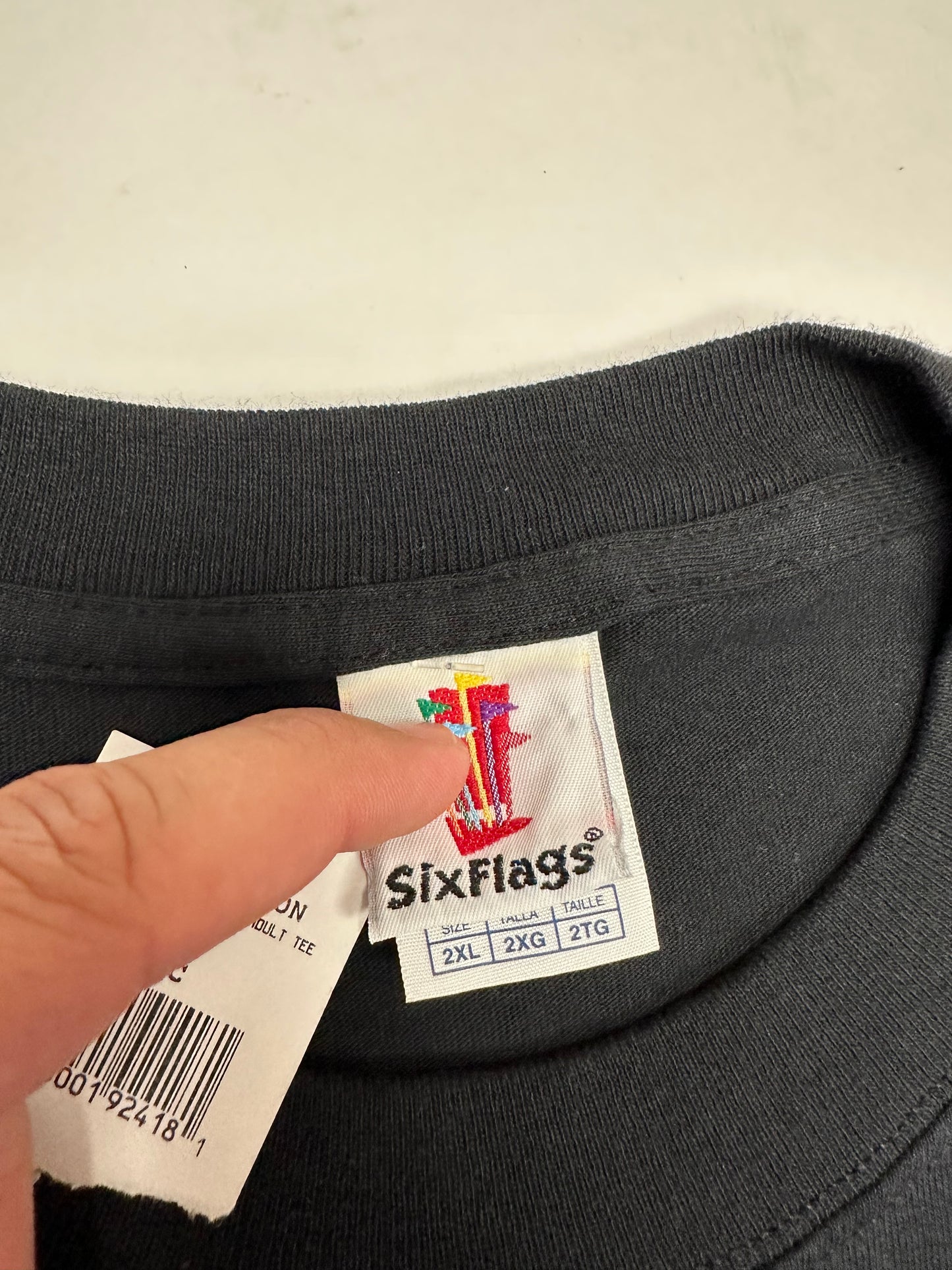 Vintage 2004 Six Flags Fright Fest It’s Fright Time Promo Tee 2XL New Old Stock With Tags