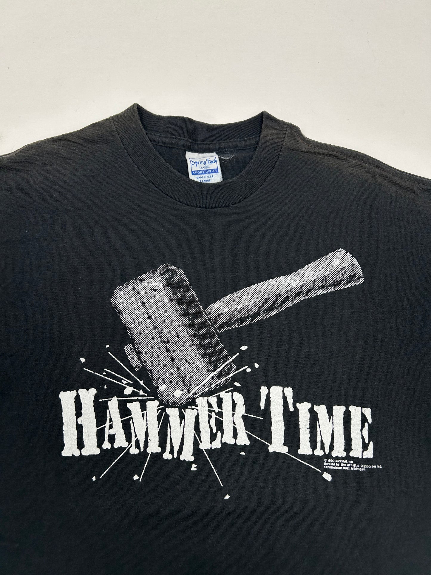 Vintage Detroit Pistons Bad Boys Hammer Time U Can’t Touch This World Champs Tee Tagged XL Fits Large 22.25x28.25 Worn & Faded
