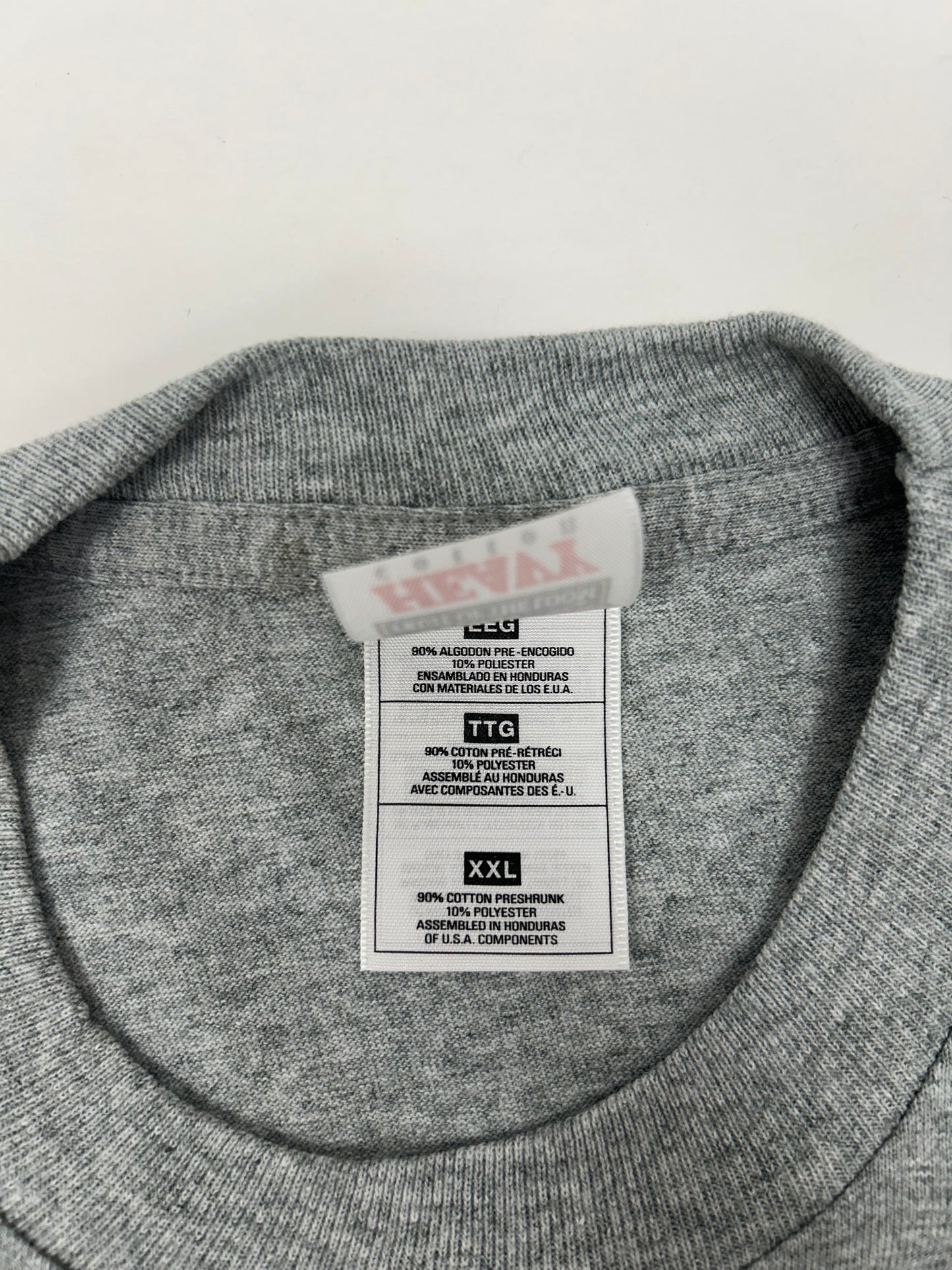 Edgewood NJ first edition “Deeper Than The Roots.” Long Sleeve Tee 2XL 25.5x32.5 Inches Gray Fruit Of The Loom 90/10 Blend Honduras