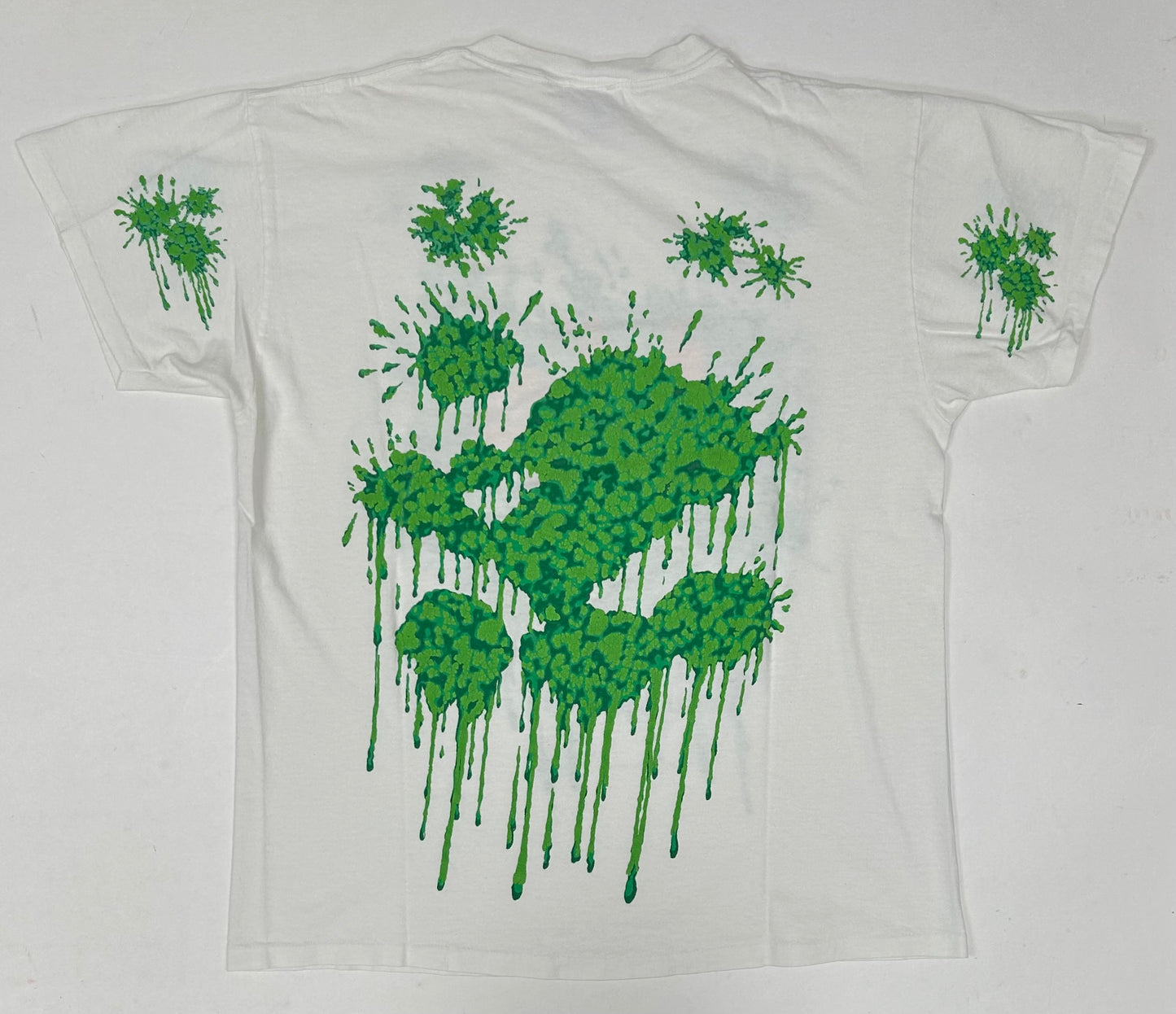 Vintage Nickelodeon Studios Production Dept. Universal Studios Slime Tee Large 22.5x28.75 Inches