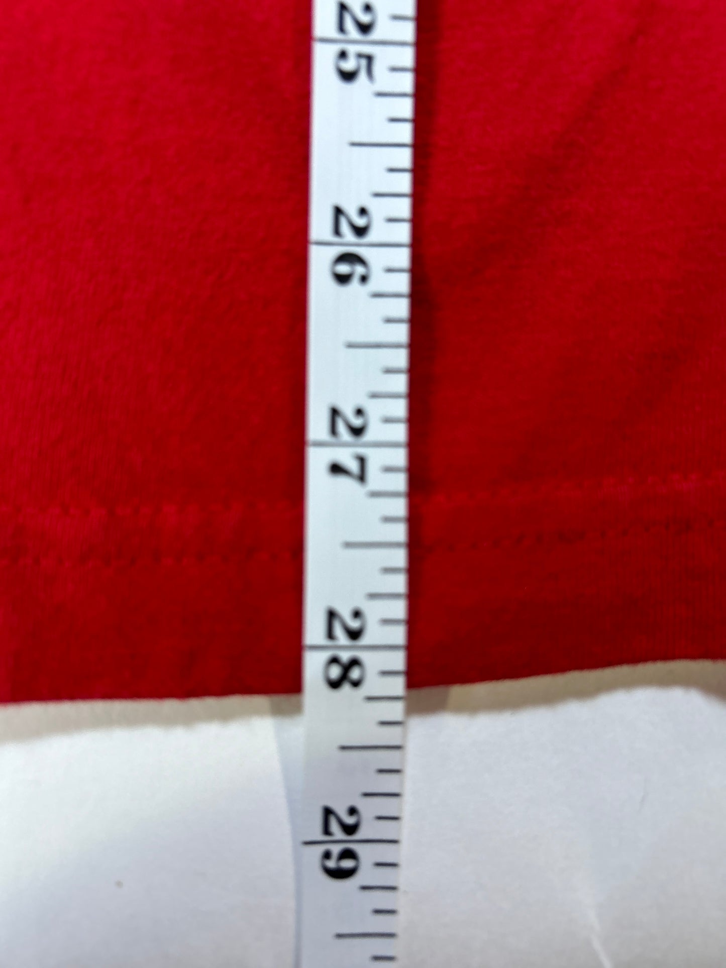 2012 Reebok New York Giants Super Bowl XLVI NFL Roster Tee Medium 19.5x28.25 Inches Red