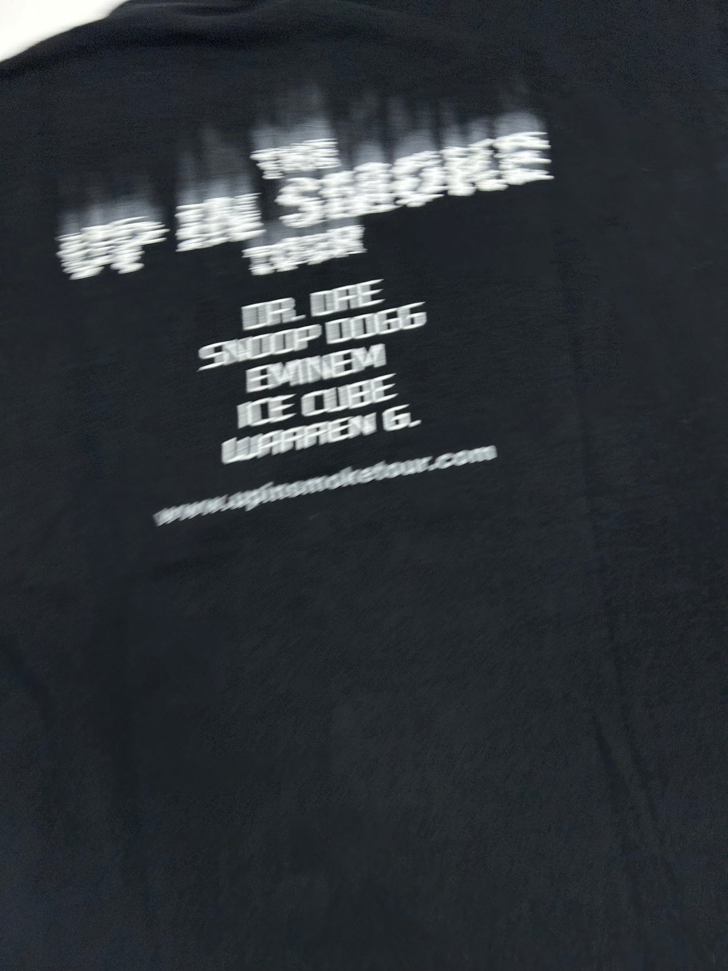 Vintage Up in Smoke Tour 2000 Snoop Dog Eminem Dr Dre Ice Cube Warren G. Rap Music Tee Large 22.5x28.25 Inches