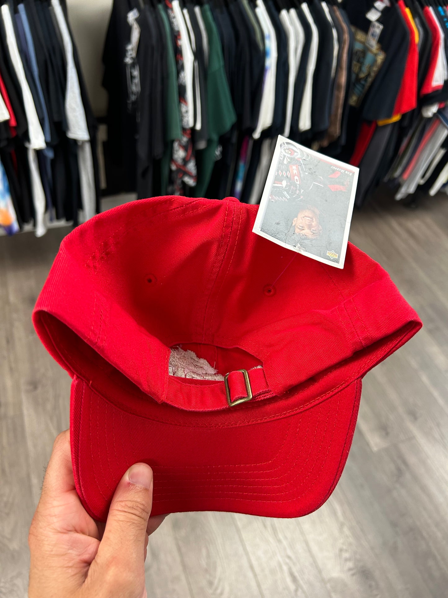 Daytona International Speedway Vintage Baseball Cap Hat Red Embroidered NASCAR