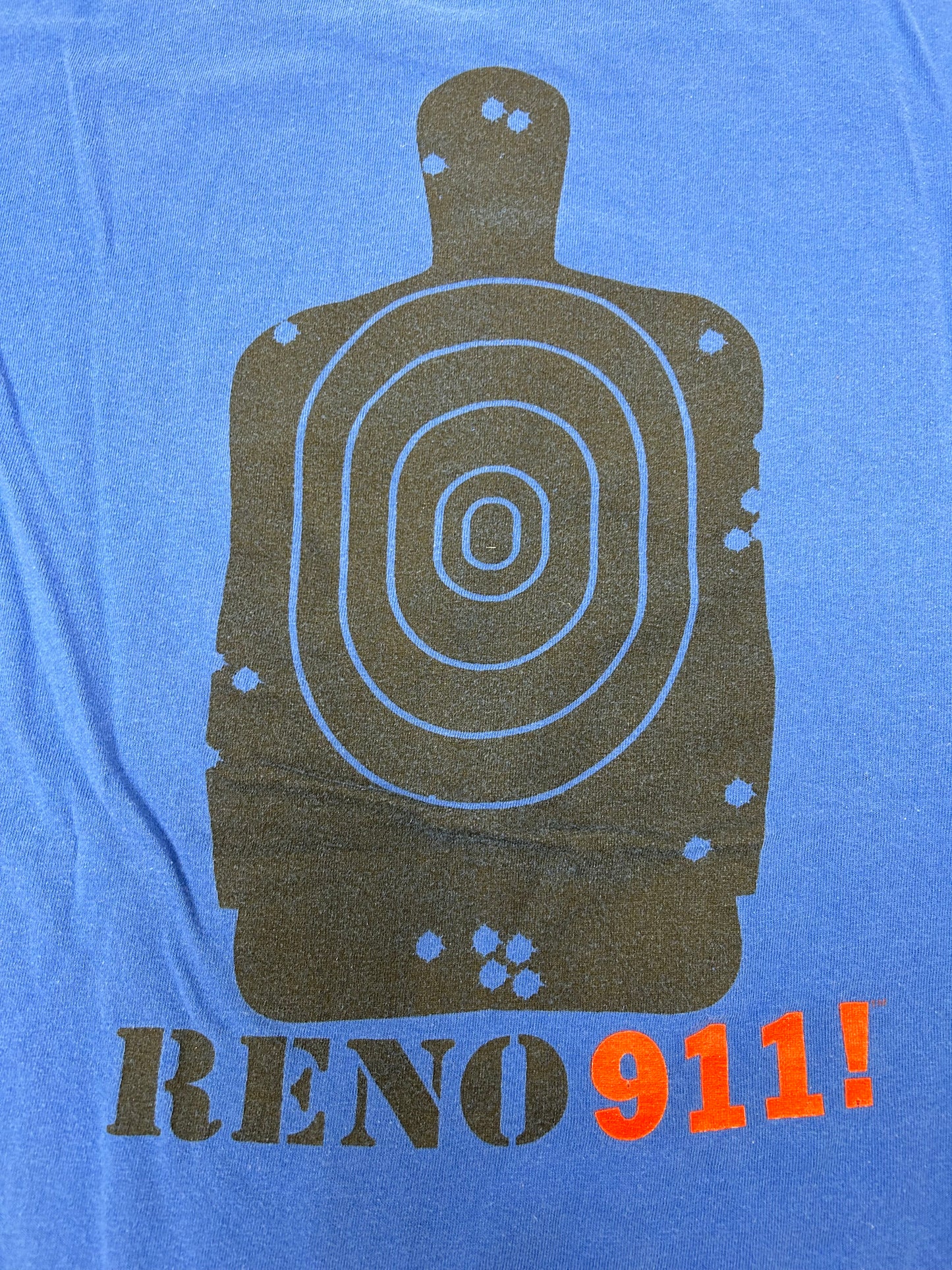 Vintage 2004 Reno 911! Reno’s Finest Comedy Central TV Show Promo Tee Large 21.75x28.5 Inches