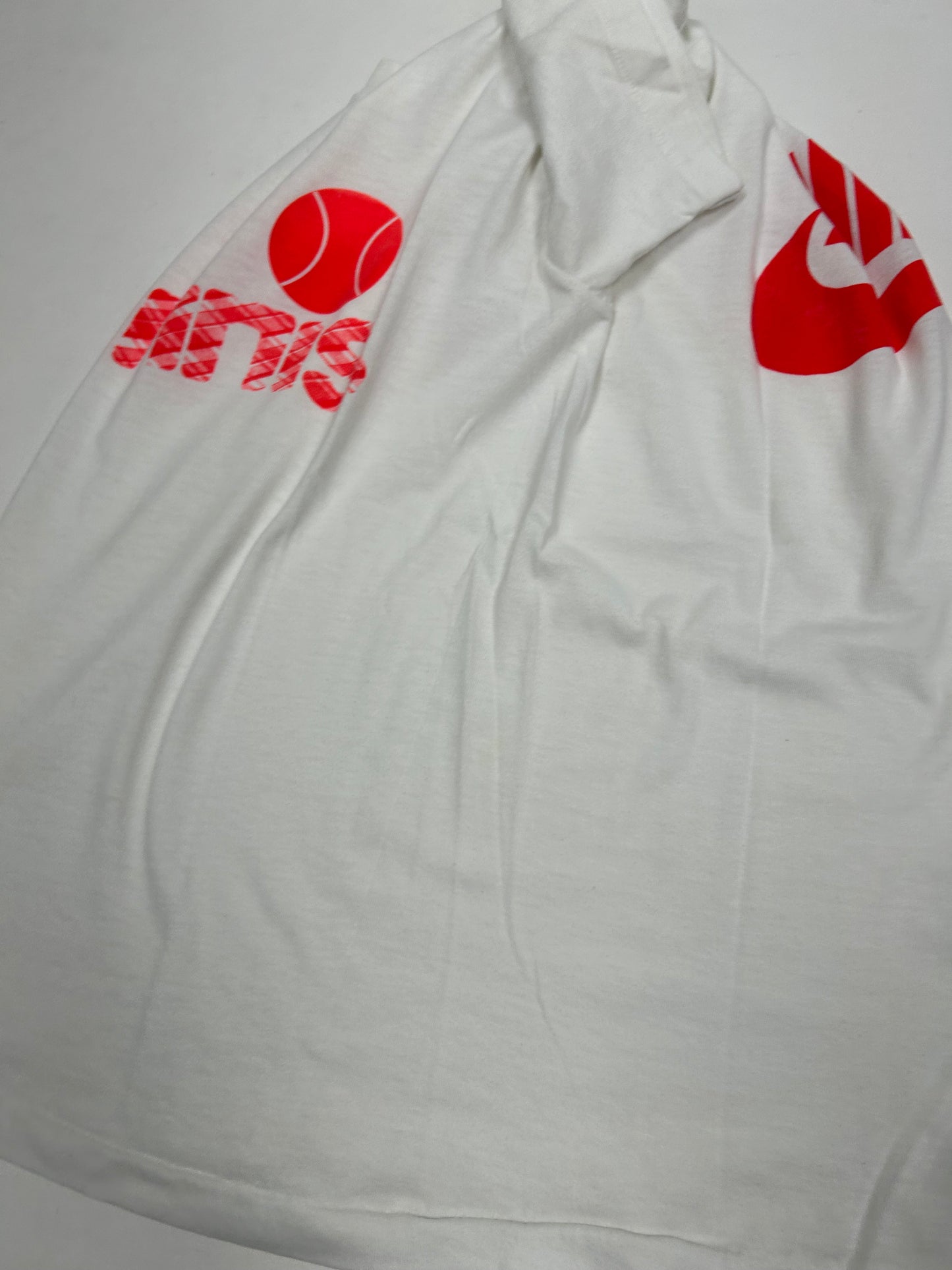 Vintage Nike Mac Tennis Tee John McEnroe? Medium/Small Fit 20.25x25.25 Inches