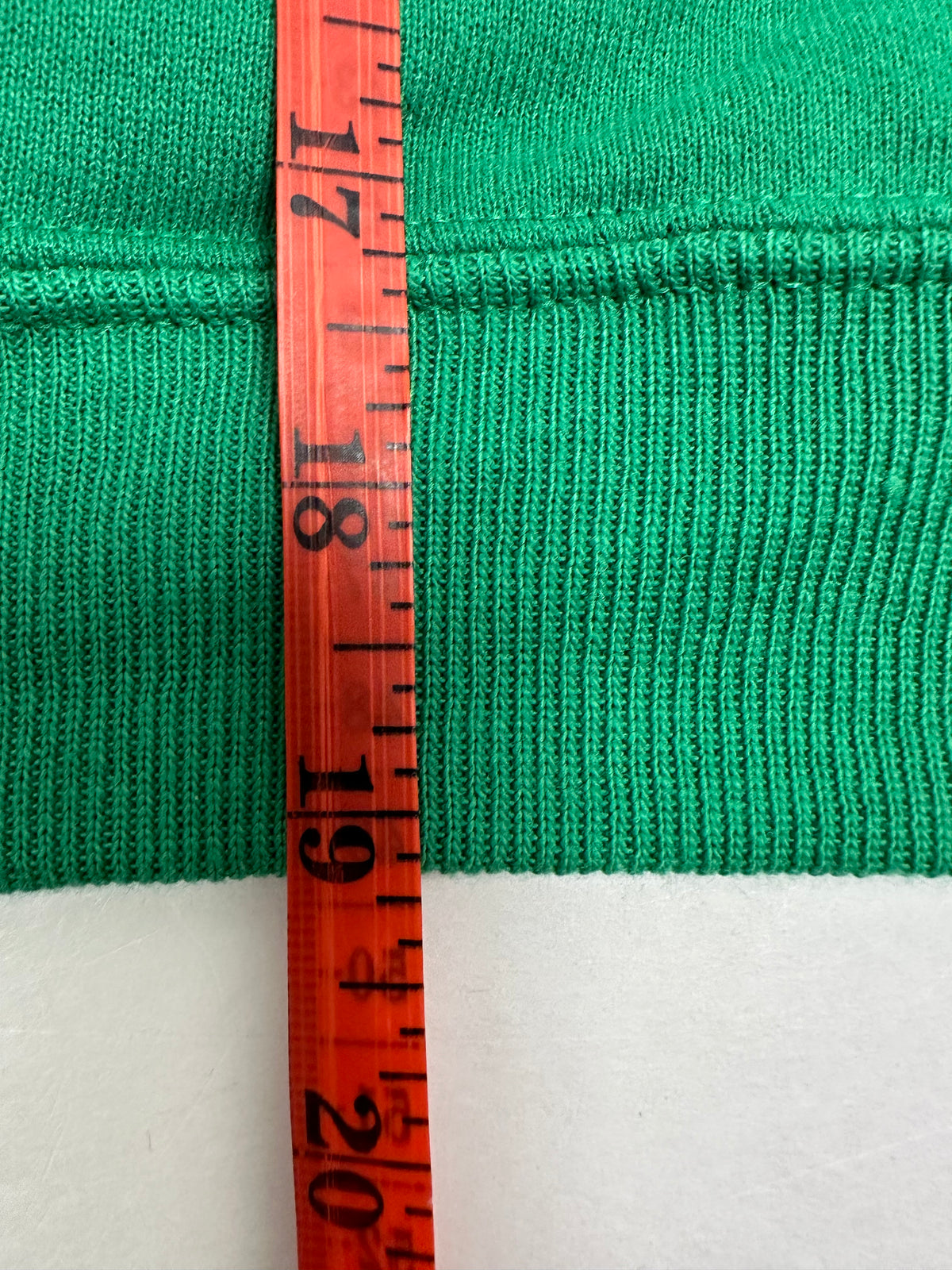 Edgewood NJ “Deeper Than The Roots.” First Edition Crewneck Sweatshirt Tagged Youth Small 90s Russell Athletic 50/50 Blend Made In USA DS Kelley Green 17x19