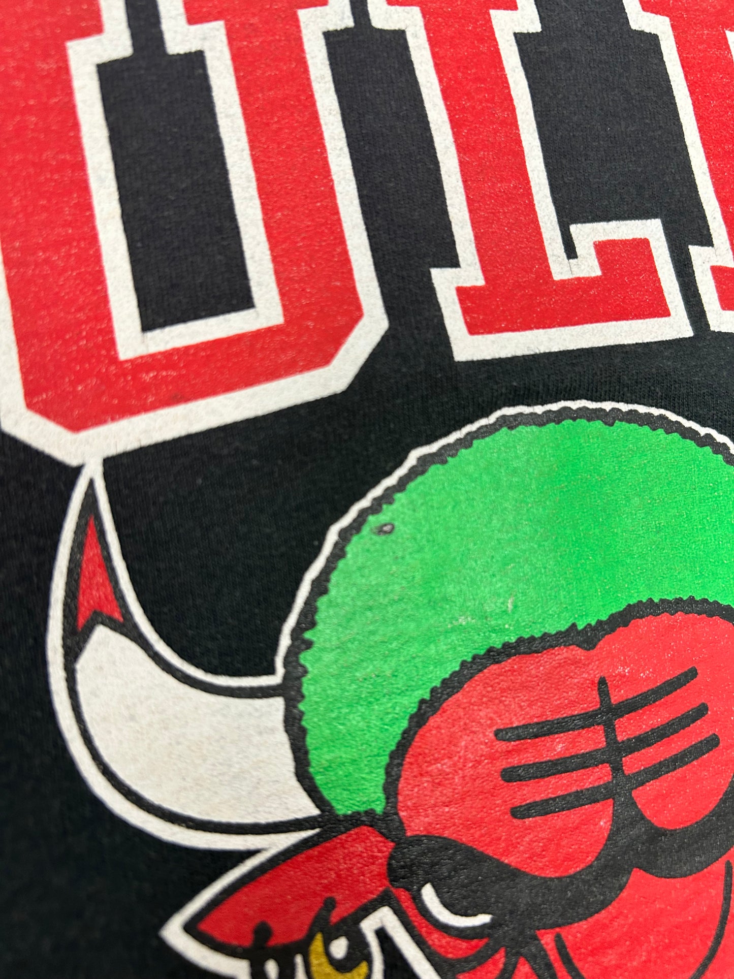 Vintage Chicago Bulls 1995-1996 30 Years And Running Dennis Rodman On The Rebound Tee Large 21.5x28.25 Inches