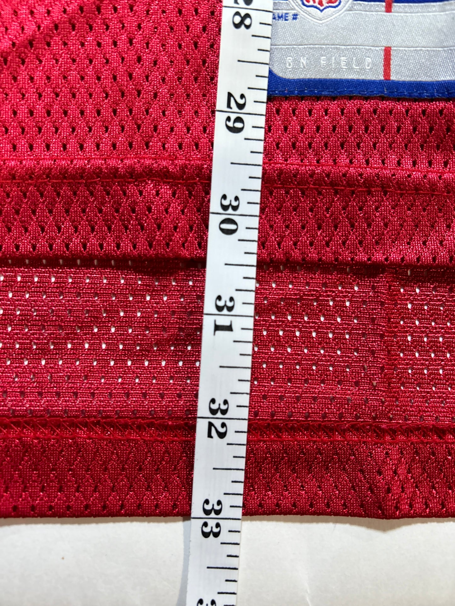 Vintage 00s Reebok NFL Equipment New York Giants Michael Strahan #92 Red Jersey Medium 22.5x30.5/33 Inchee