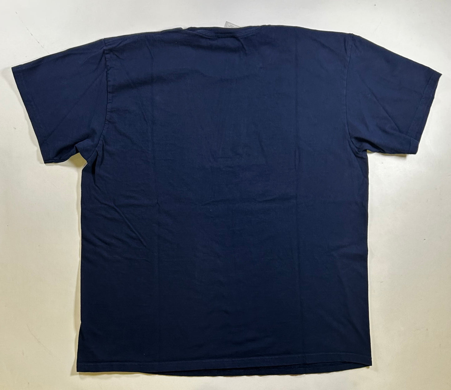 Vintage 2000s Nike Embroidered Chest Swoosh Logo Tee XL 24.25x29.5 Inches Navy