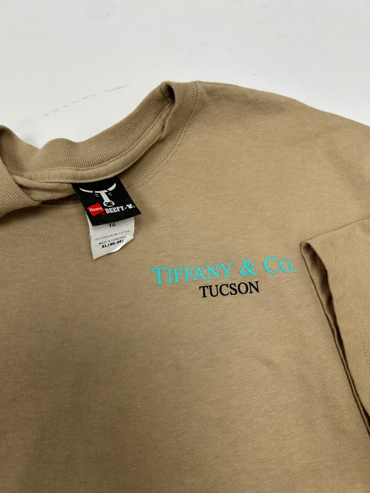 Vintage 00s Tiffany & Co. Jewelry Tucson A New Light Illuminates Tucson Store Tee XL 23.25x29.5 Inches