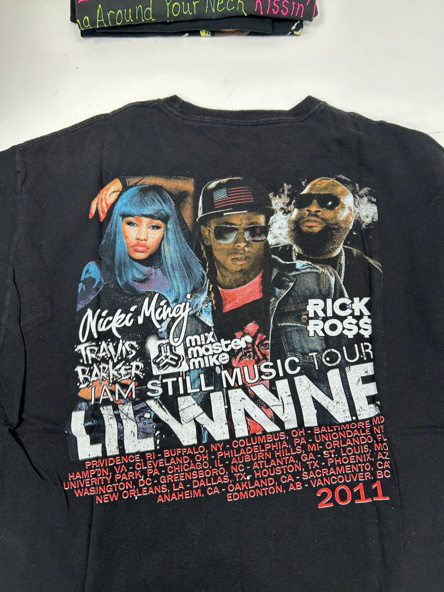 Lil Wayne I Am Still 2011 Tour Parking Lot Rap Hip-Hop Music Tee Medium 19x28.5 Inches