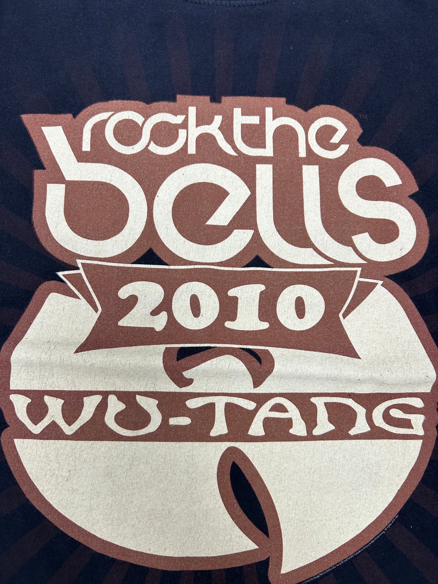 Wu-Tang Clan Rock The Bells 2010 Tour Rap Music Tee Size XL
