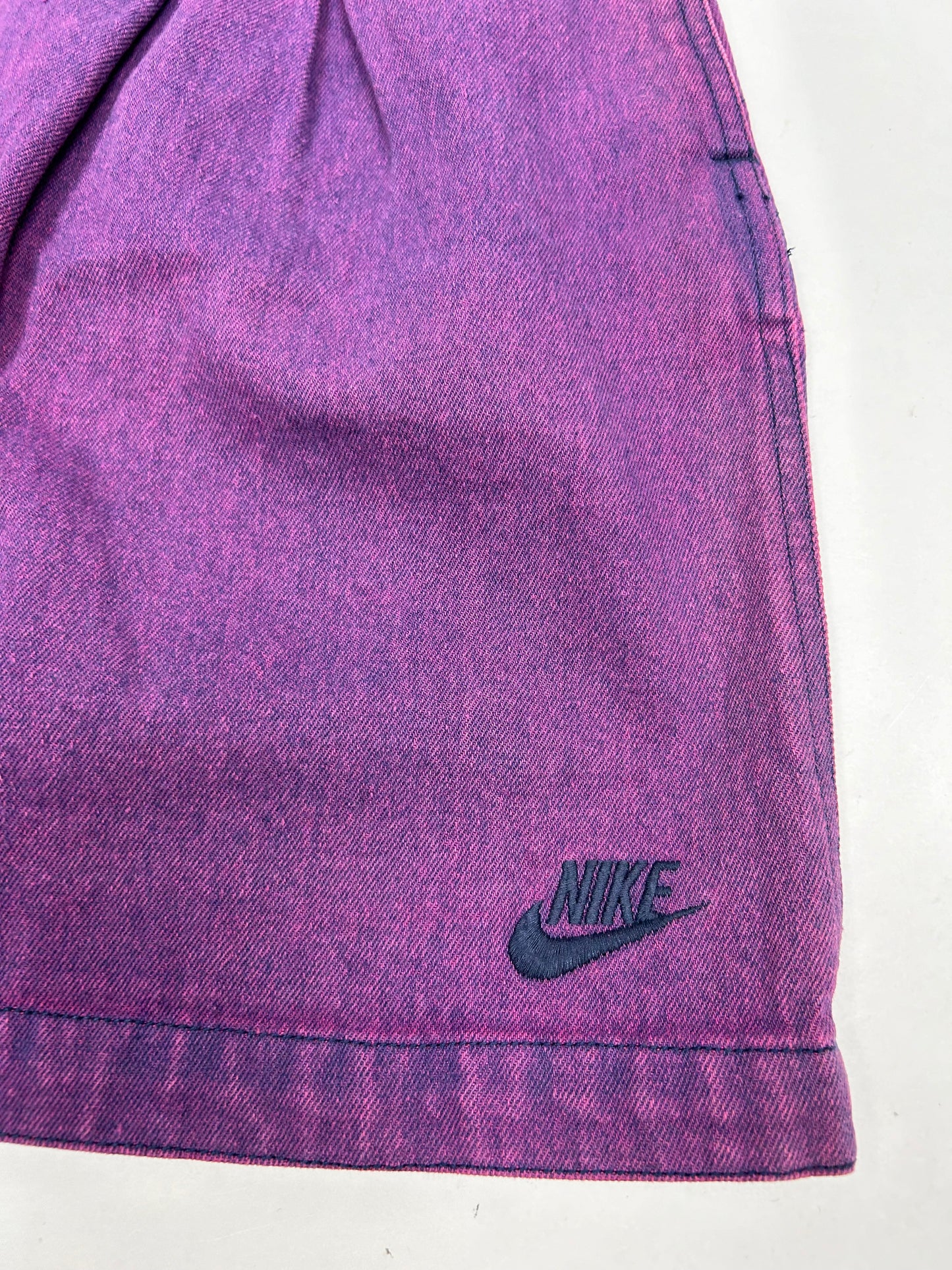 Vintage Nike by Andre Agassi Challenge Court Acid Wash Denim Tennis Skirt Size Tagged Medium About 14.5x18.5 Inches