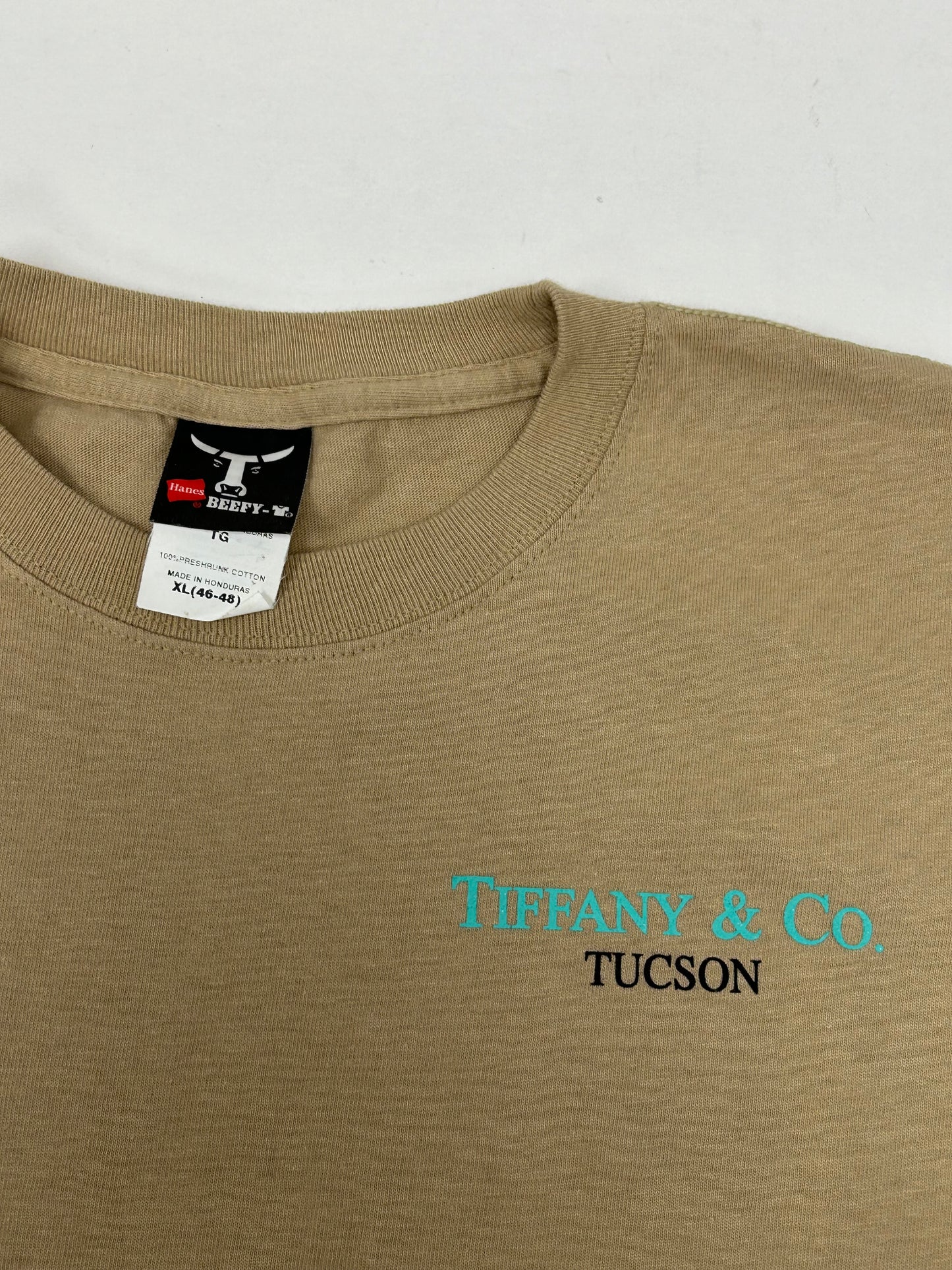 Vintage 00s Tiffany & Co. Jewelry Tucson A New Light Illuminates Tucson Store Tee XL 23.25x29.5 Inches