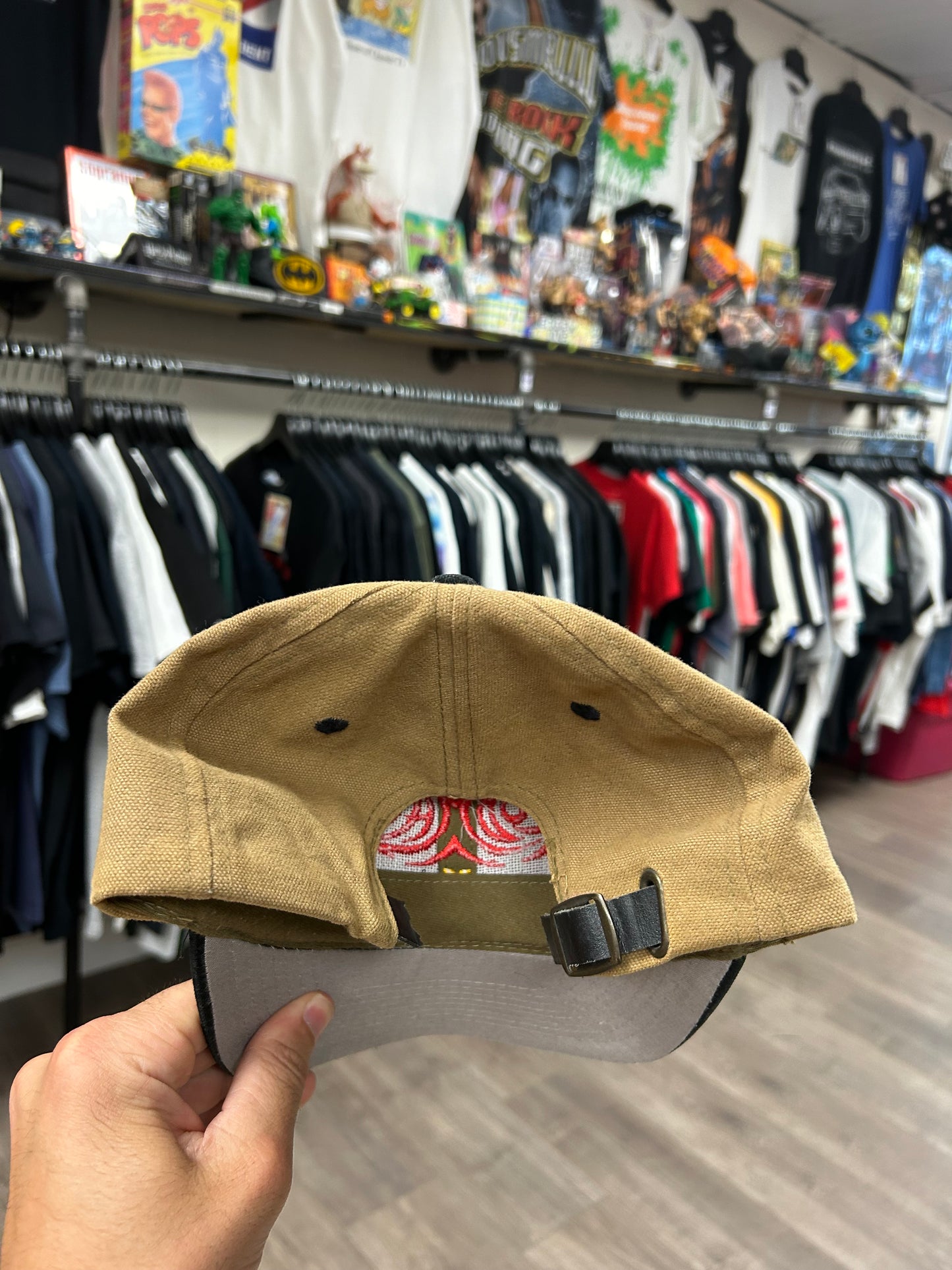 Broken Strap Vintage Dennis Rodman MTV World Tour Tattoo Logo Hat Rodman Rare Needs Repair 96