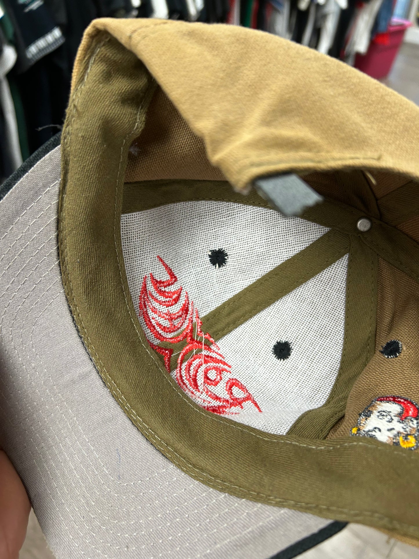 Broken Strap Vintage Dennis Rodman MTV World Tour Tattoo Logo Hat Rodman Rare Needs Repair 96