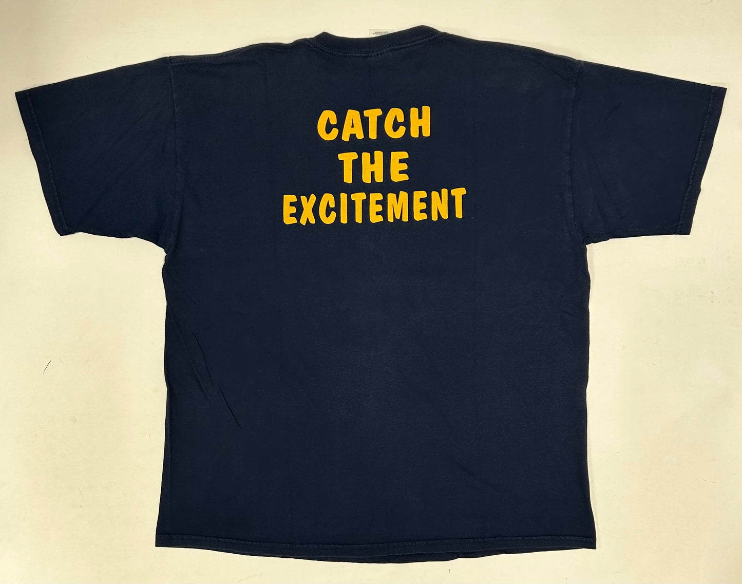 Vintage Early 00s Pequannock Lacrosse Catch The Excitement Program Tee XL