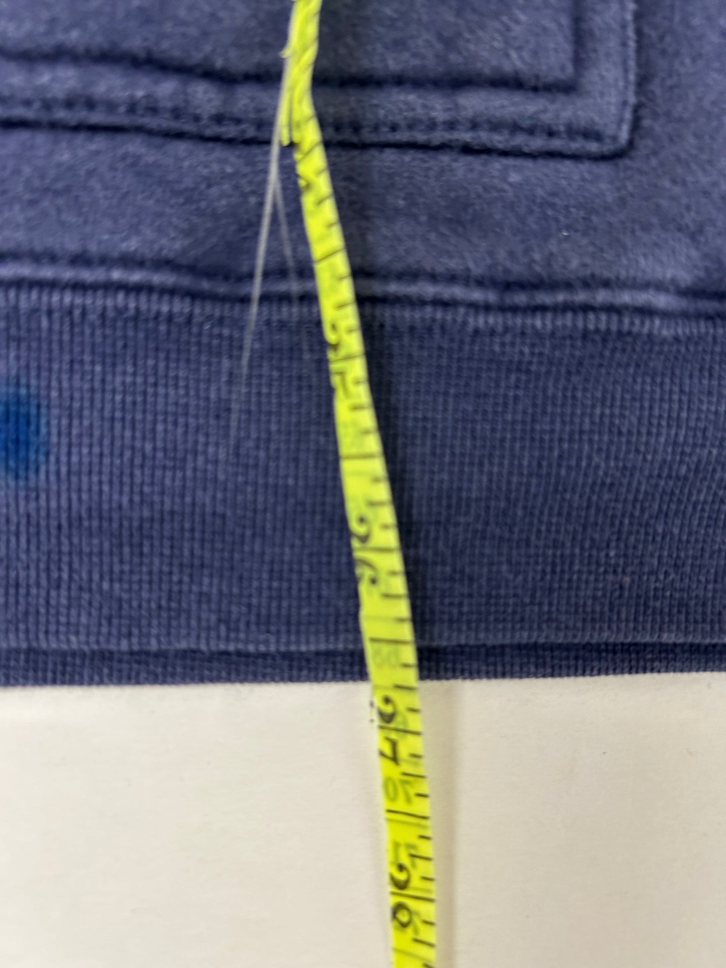 Vintage 00s Reebok New Jersey Nets NBA Hooded Sweatshirt Medium 23.25x26.5 Inches Worn Navy