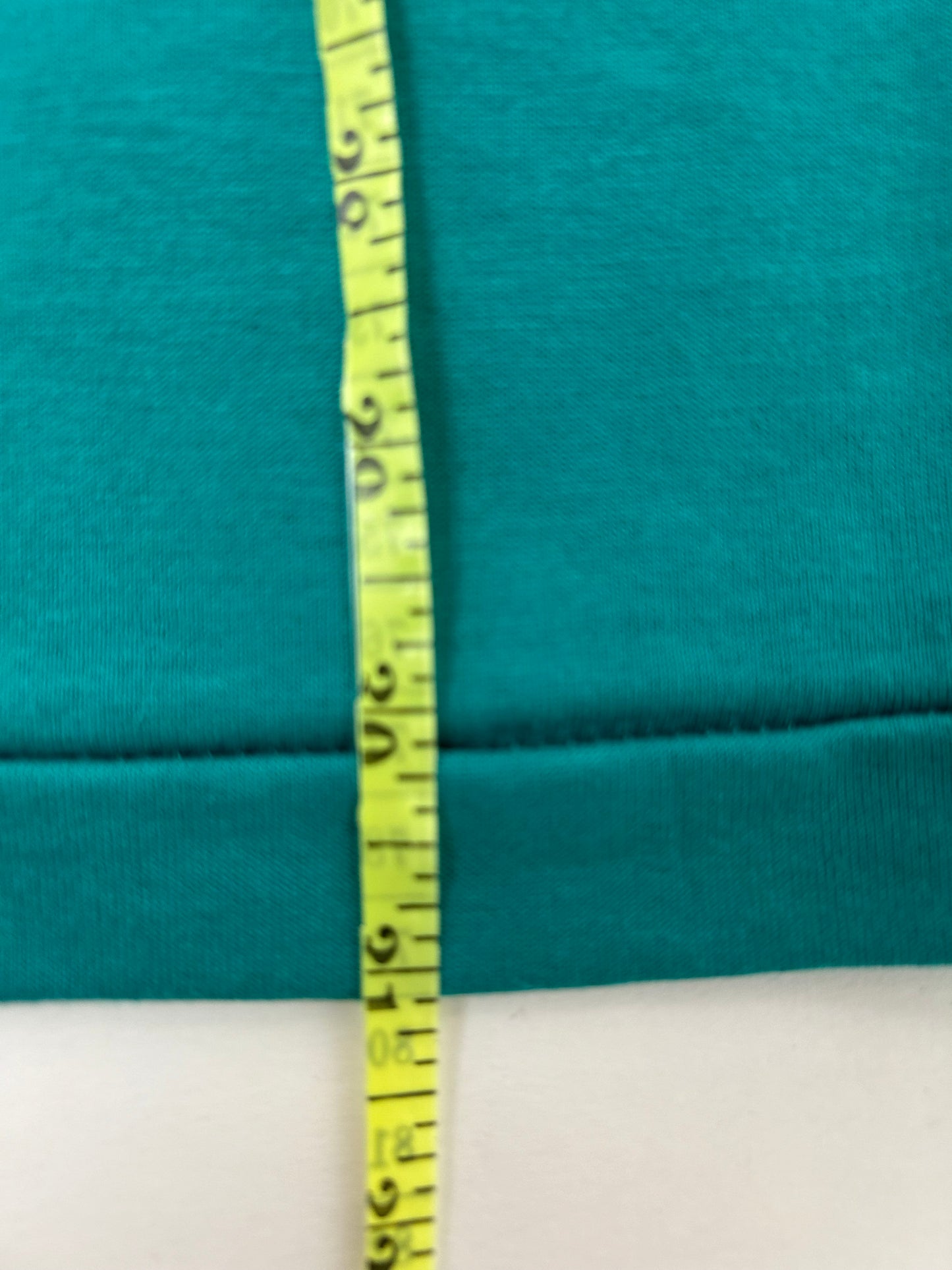 Edgewood NJ first edition “Deeper Than The Roots.” Tee XL 23.5x31.25 Inches FOTL BEST 50/50 Blend USA Aqua Green/Blueish Color