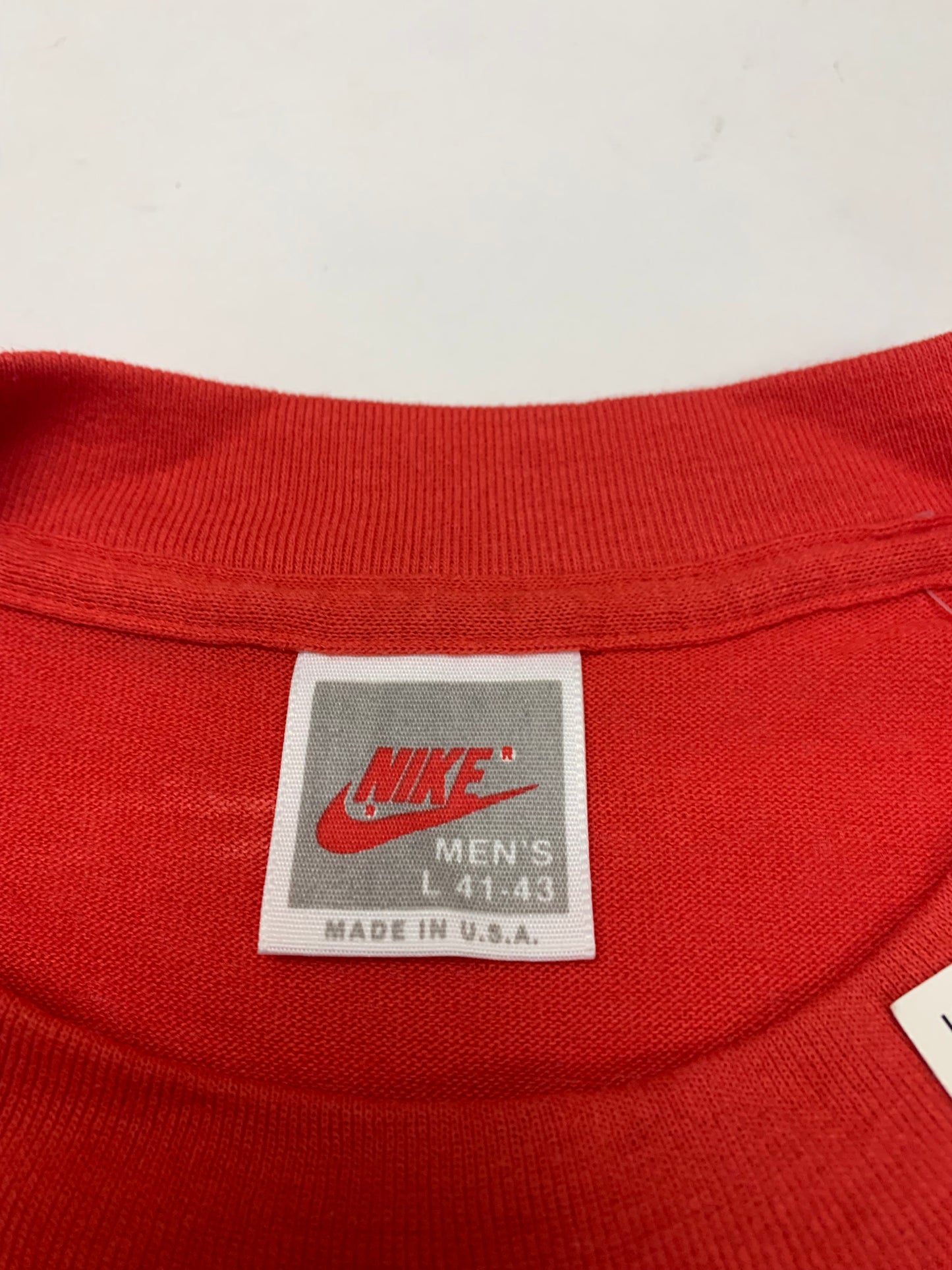 Vintage 1992 Nike Trevira Twosome Central Park NYC Running Tee