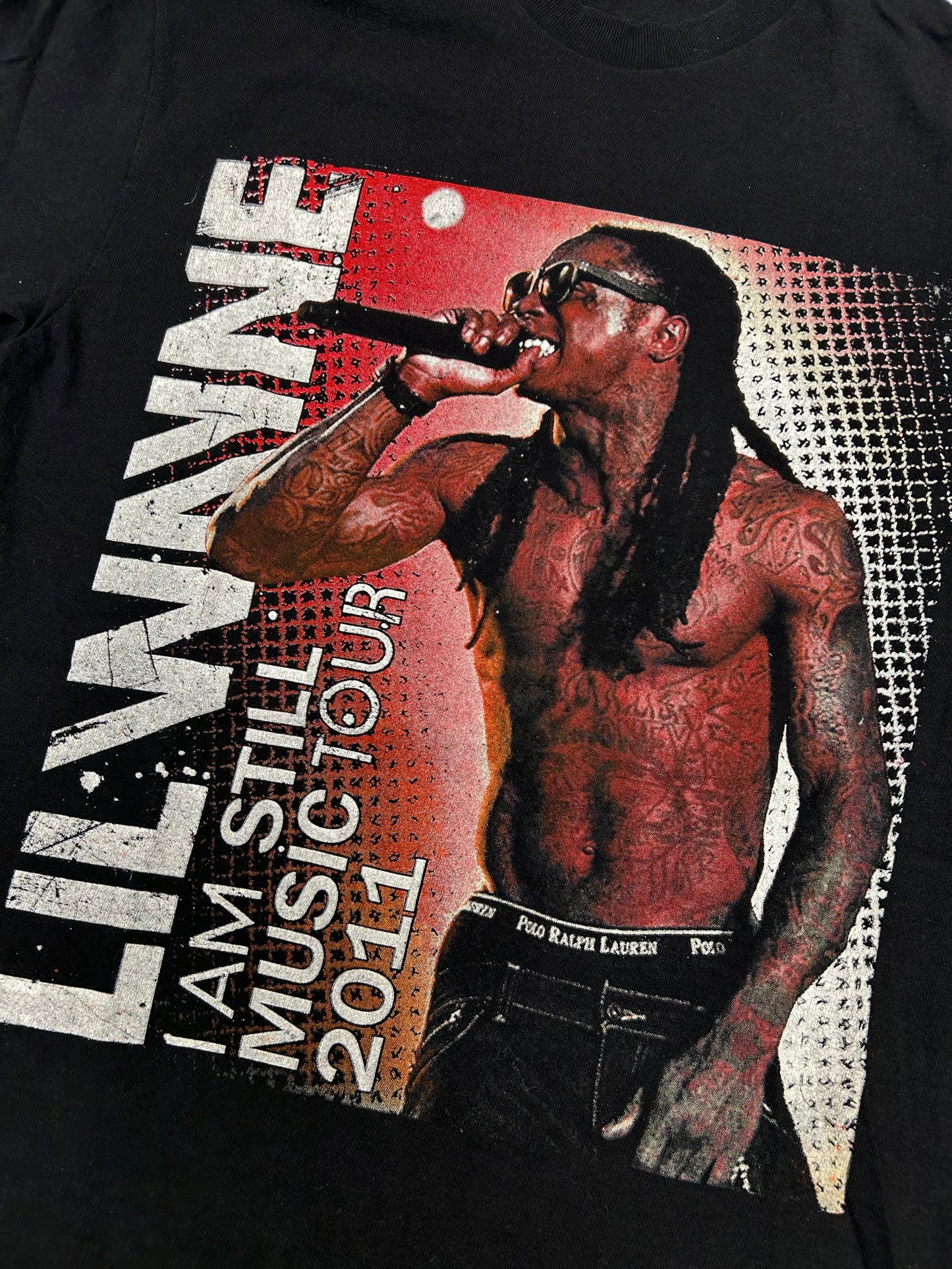 Lil Wayne I Am Still 2011 Tour Parking Lot Rap Hip-Hop Music Tee Medium 19x28.5 Inches