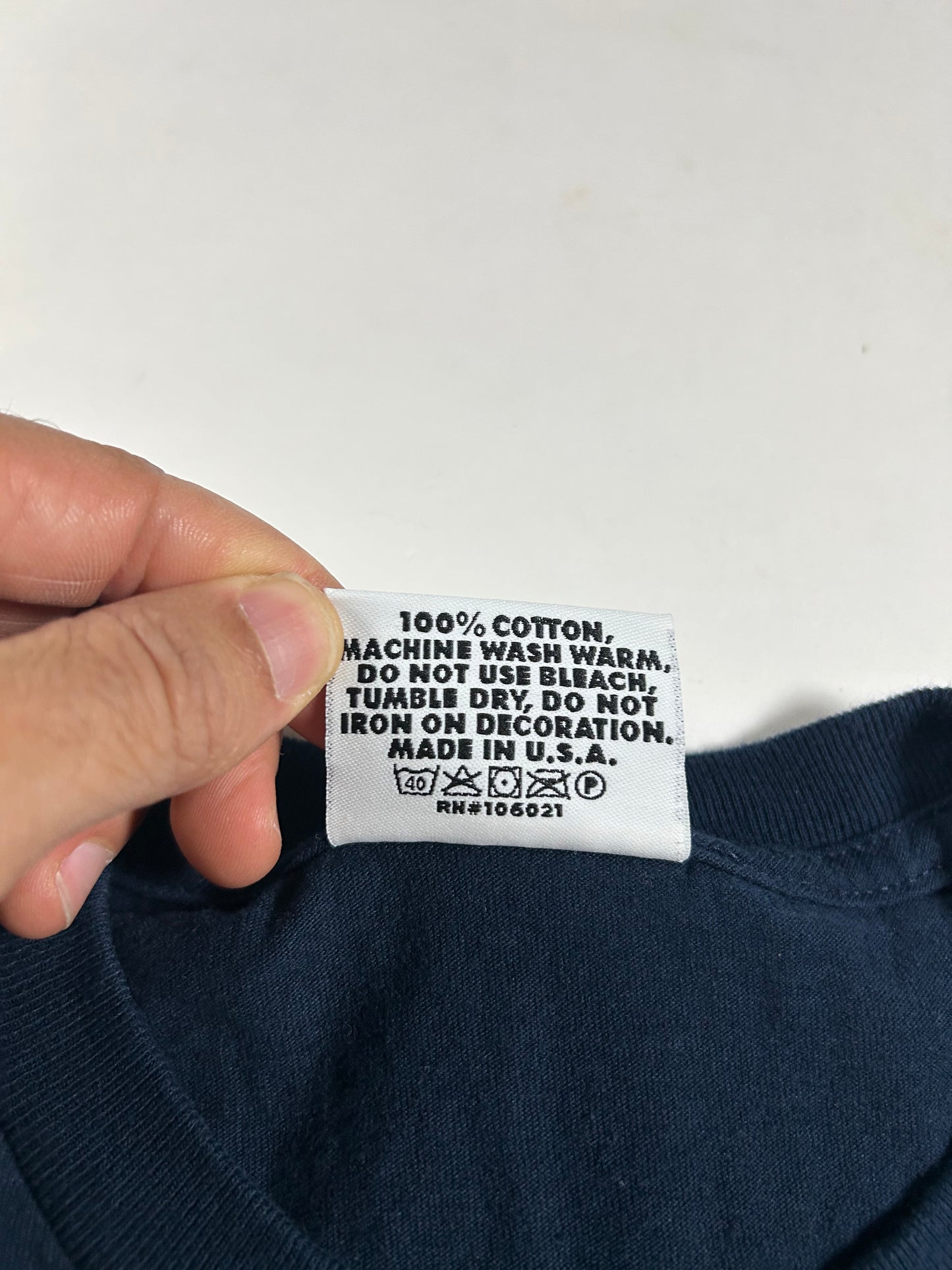 Vintage Birdhouse Skateboards Tony Hawk Falcon 3 Graphic Skateboard Tee 2000-01 Large Navy