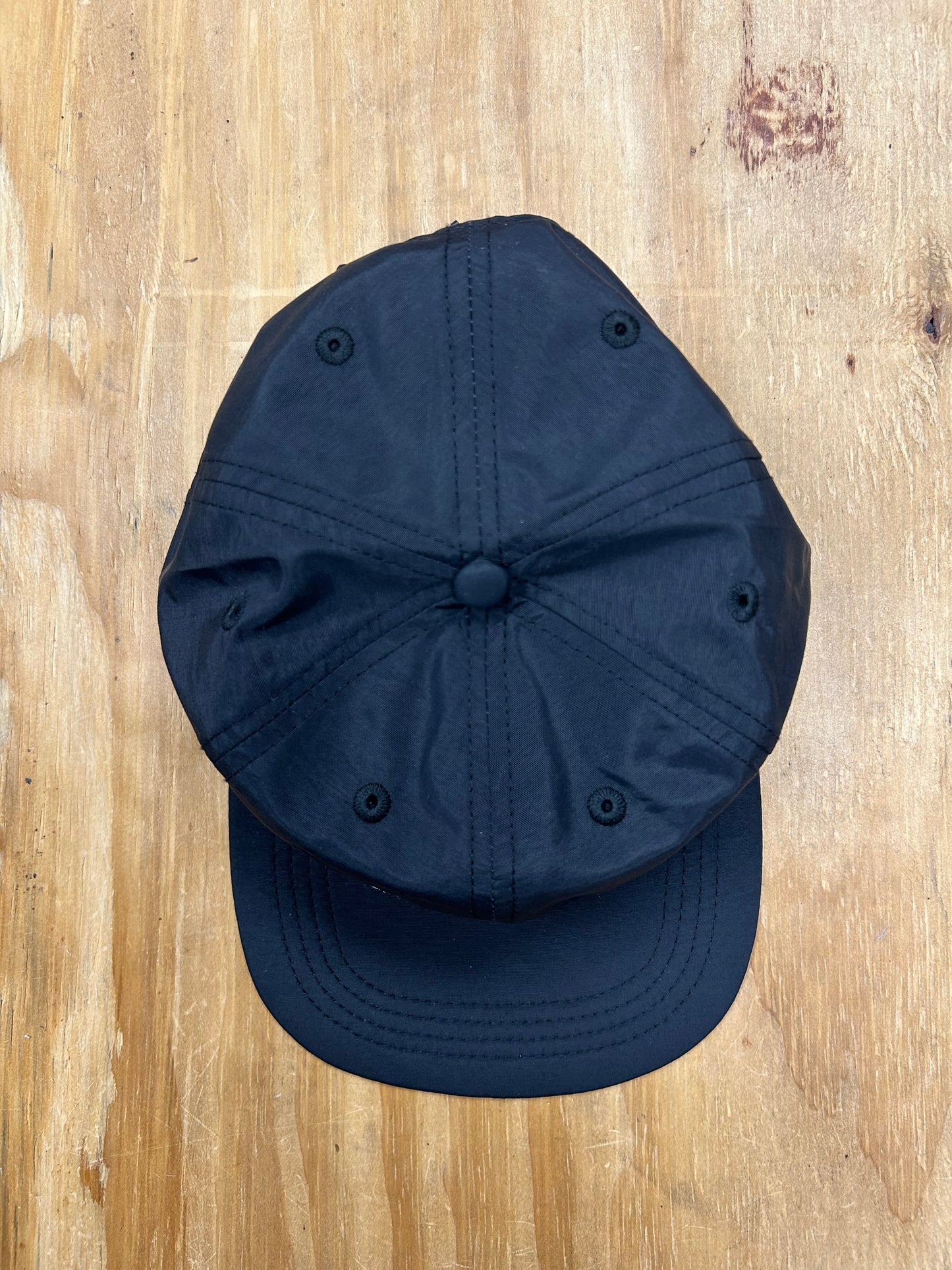 Edgewood NJ Team Spell Out Logo 6 Panel Nylon Adjustable Clip Hat Black