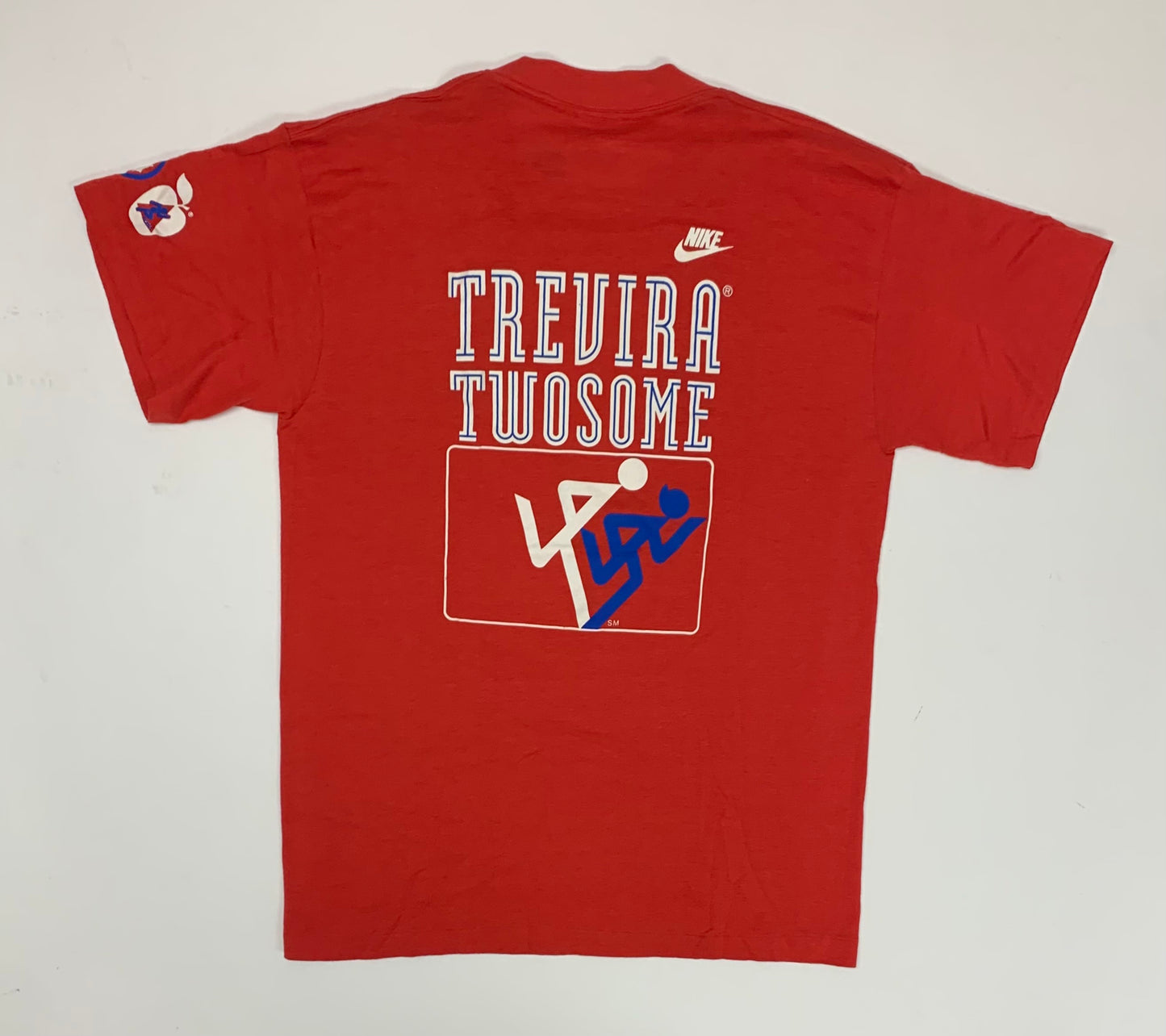 Vintage 1992 Nike Trevira Twosome Central Park NYC Running Tee