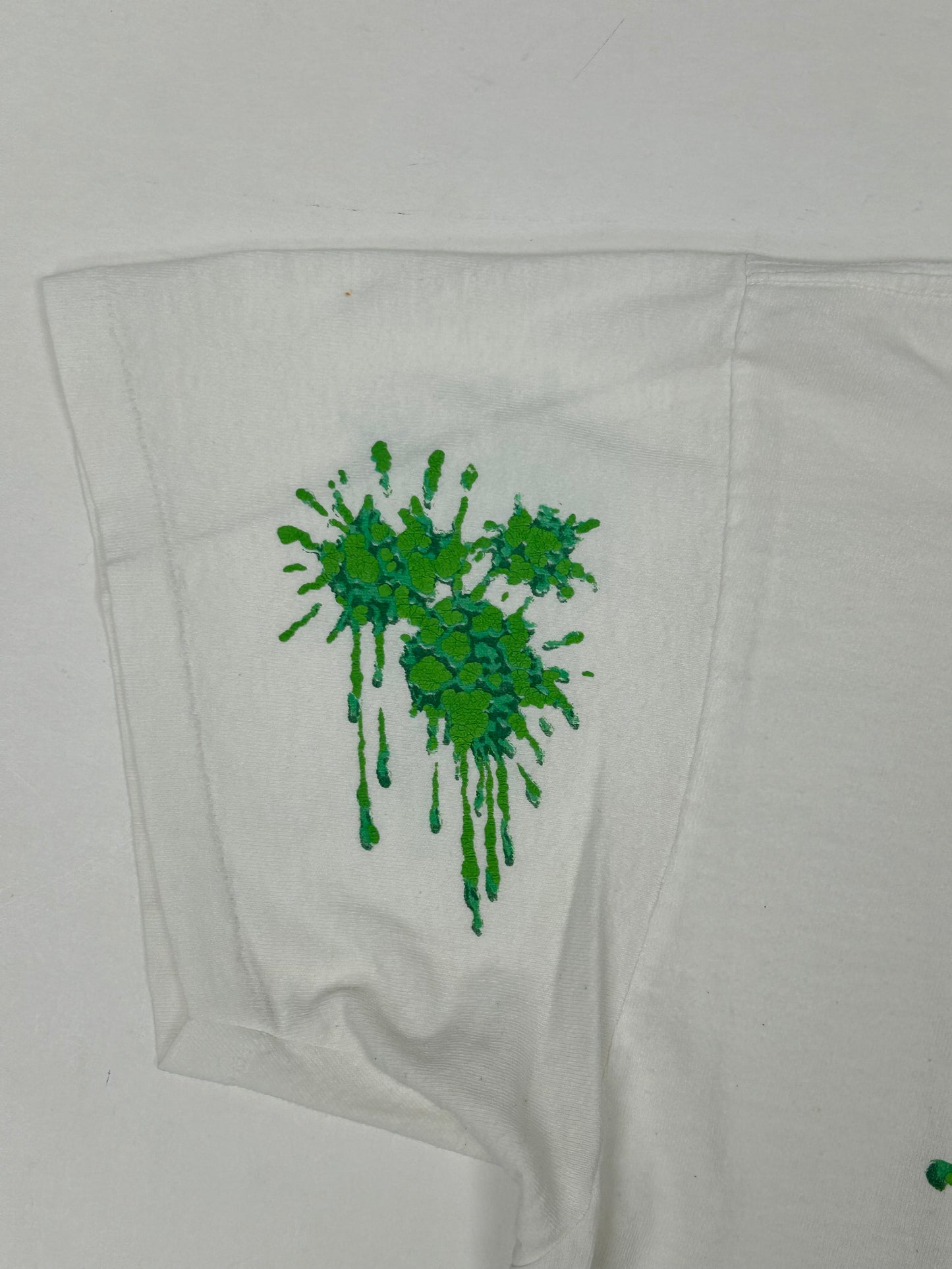 Vintage Nickelodeon Studios Production Dept. Universal Studios Slime Tee Large 22.5x28.75 Inches