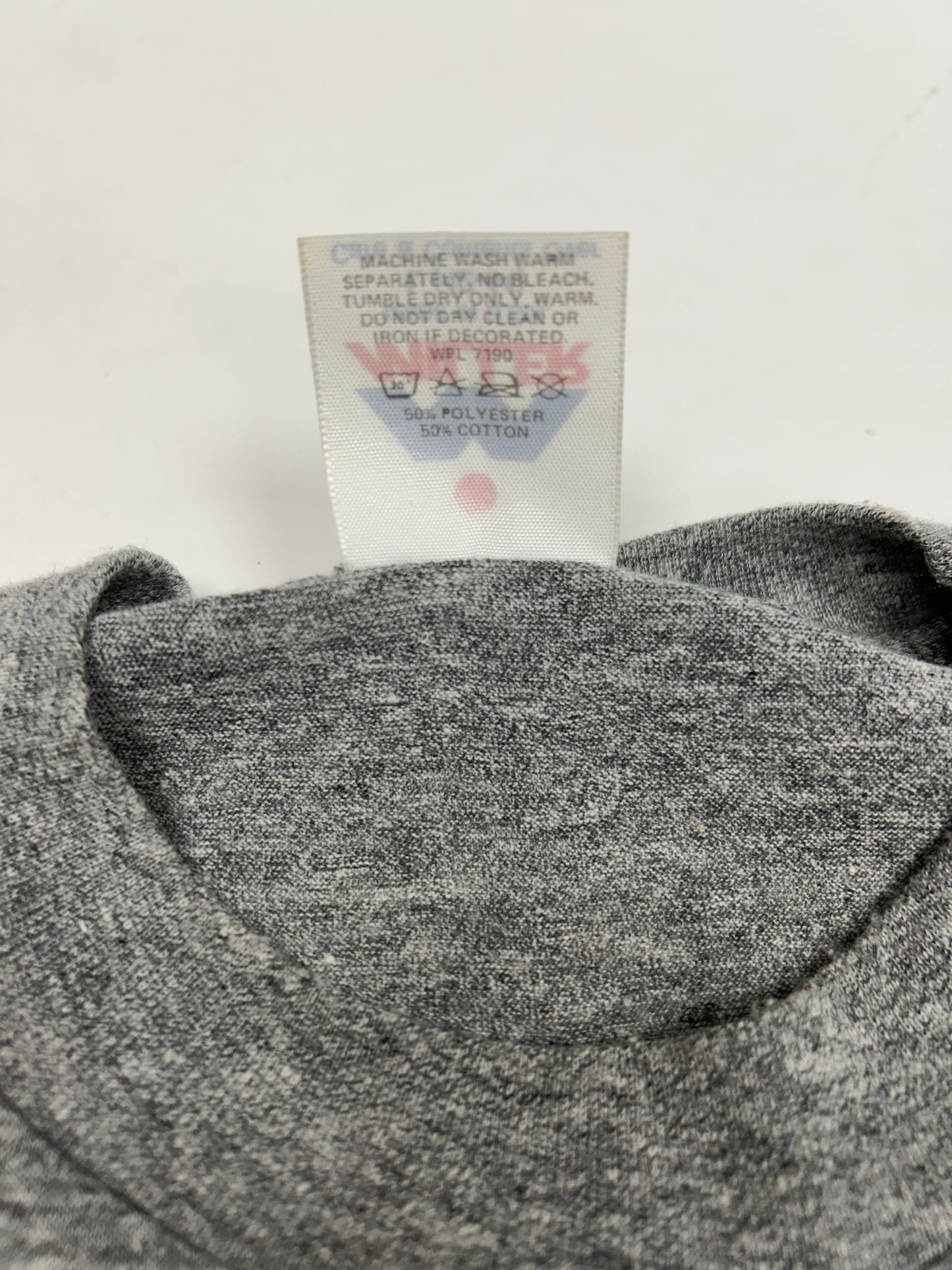 Vintage 1987 Cape May New Jersey Destination Vacation Tee Small/Medium Fit 18.25x28 Inches Gray 50/50 Made In USA