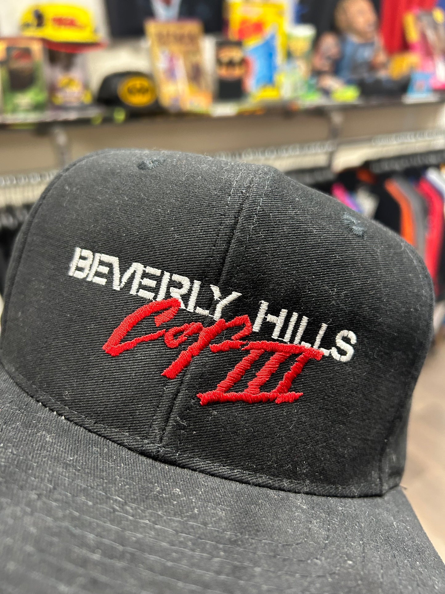 Beverly Hills Cop 3 Cast Crew SnapBack Hat Rare Vintage Promo 1994 Eddie Murphy