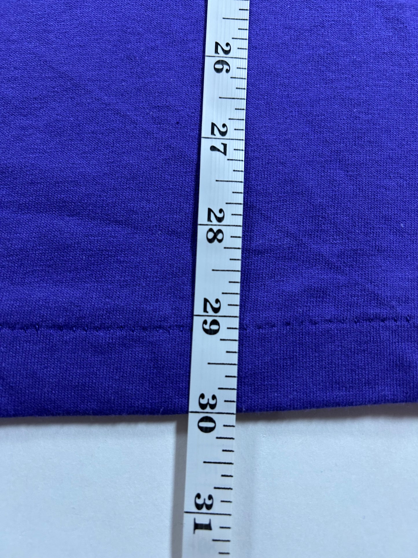 Vintage 1992 San Diego Seashell Destination Vactuon Tee Purple Large/Medium Fit 20.5x30 Inches