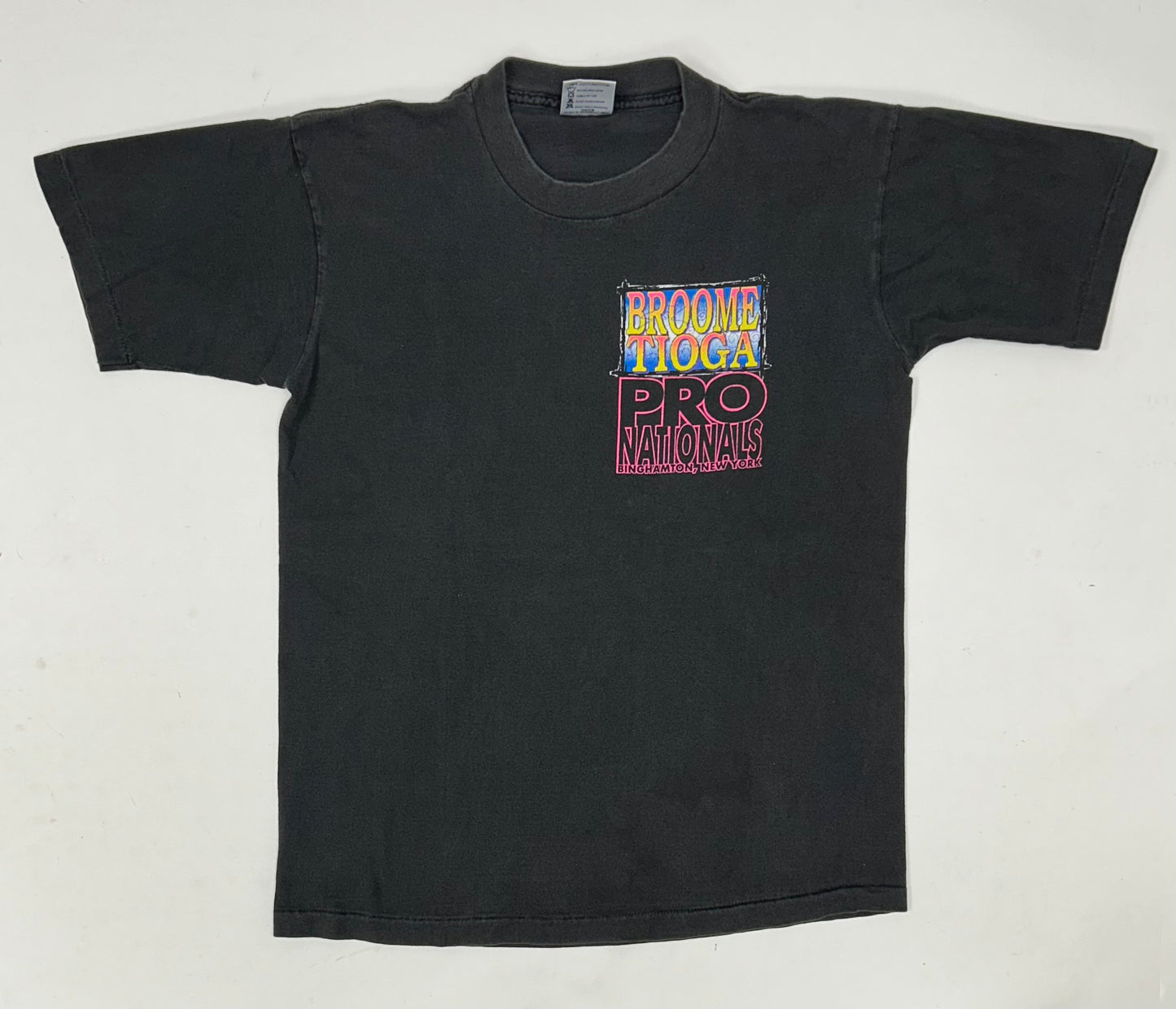 Vintage Broome Tioga Pro Nationals Motocross 1991 Promo Tee Dirt Shirts Medium/Large 20x26.5 Inches