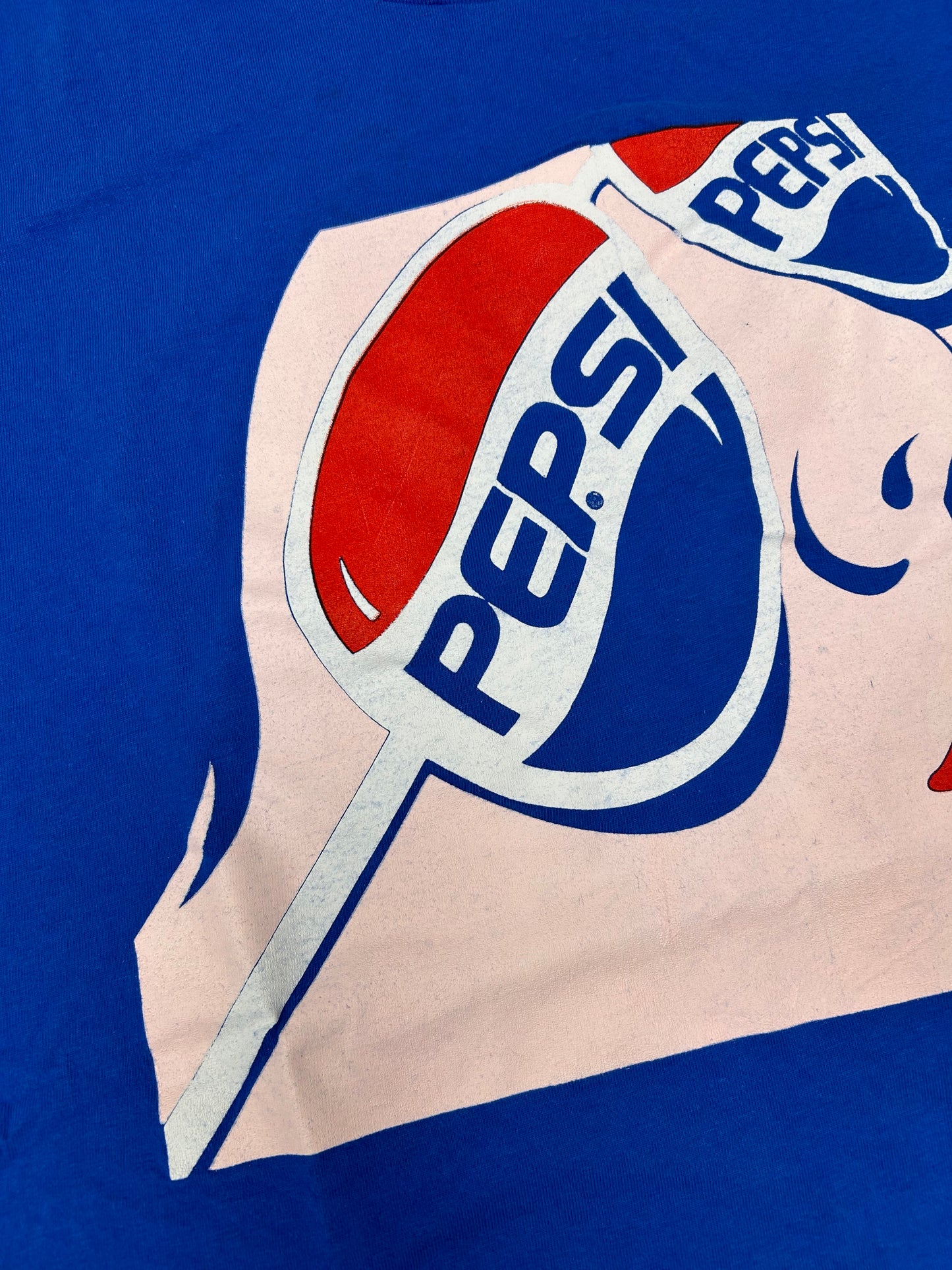 Vintage Pepsi Sunglasses Face Soda Drink Promo Tee Tagged XL Fit Large 22x30.75 Inches