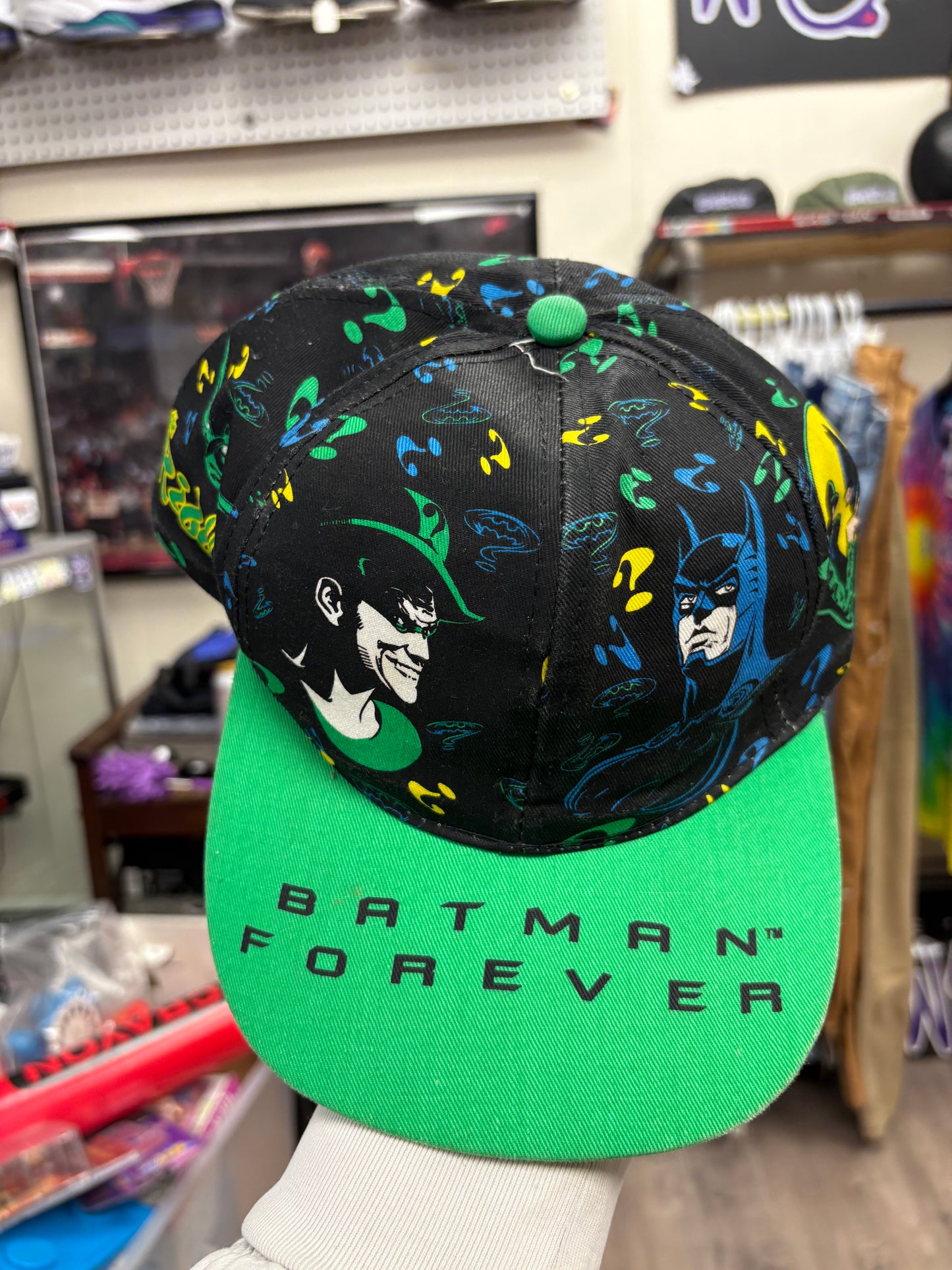 Vintage Batman Forever Logo 7 Riddler/Batman Print SnapBack