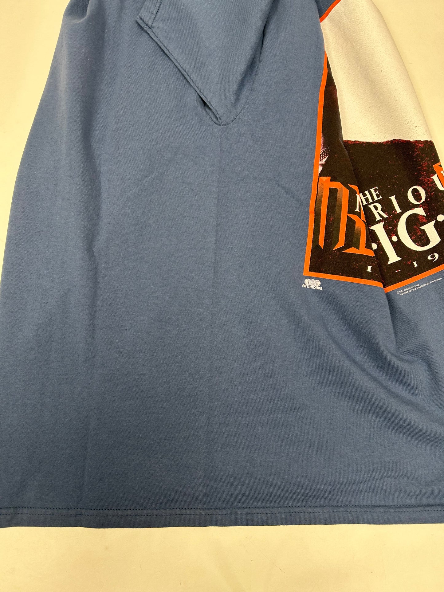 Vintage The Notorious Big Biggie Smalls Memorial Tee 1972-1995 Rap Music Tee XL 23.75x31.75 Inches