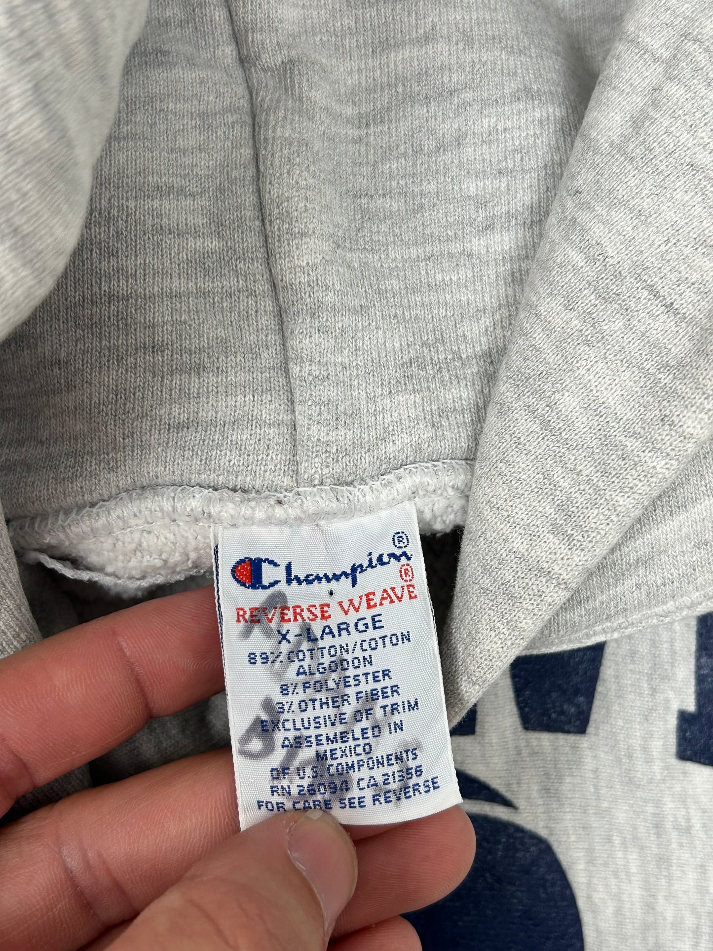 Vintage Champion Reverse Weave Moravian Basketball College Hoodie 23x28.5 Inches