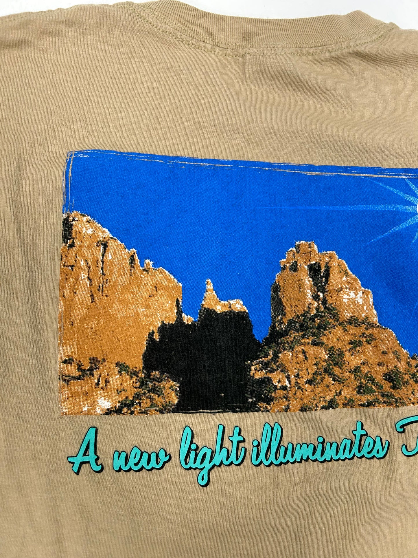 Vintage 00s Tiffany & Co. Jewelry Tucson A New Light Illuminates Tucson Store Tee XL 23.25x29.5 Inches