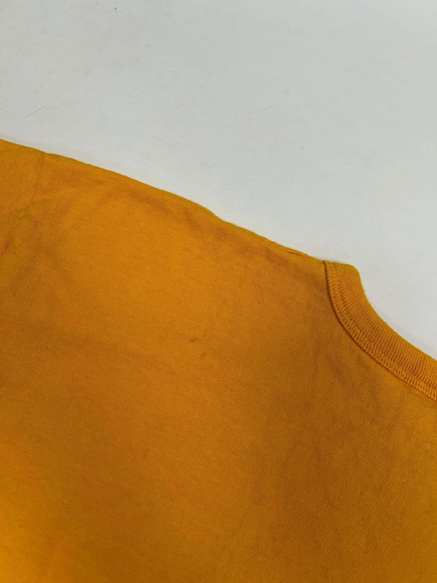 Vintage Champion Chest Script Essential Tee Tagged XL Can Fit Large 22.5x31.75 Inches Made In USA
