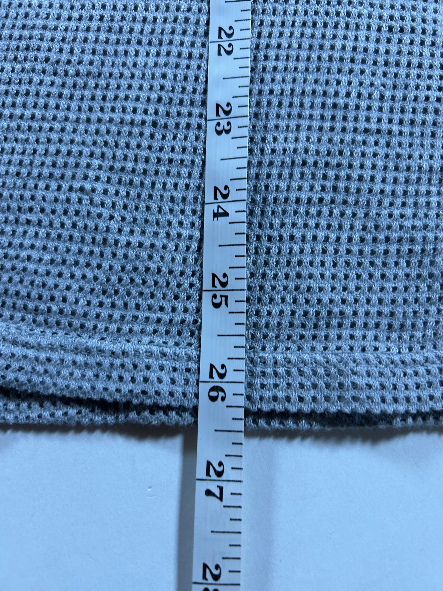 Jerzees Mesh Tank Top Sleeveless Shirt Medium Gray Made USA 90s Vintage Blank 20.25x26.25 Inches