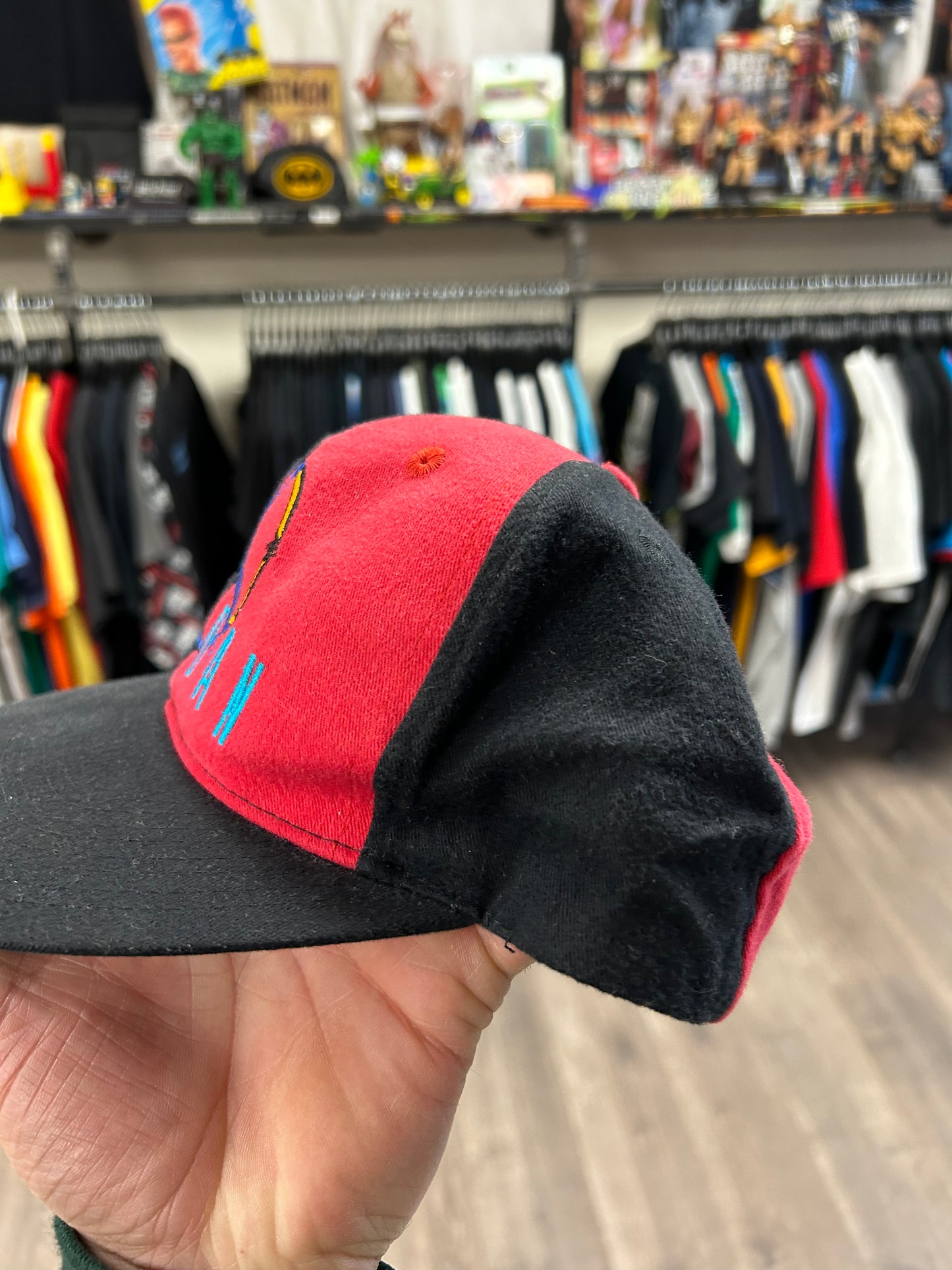 Vintage Nike Air Jordan 8 VIII Aqua SnapBack Hat Jump Man Michael Jordan 1993 OG