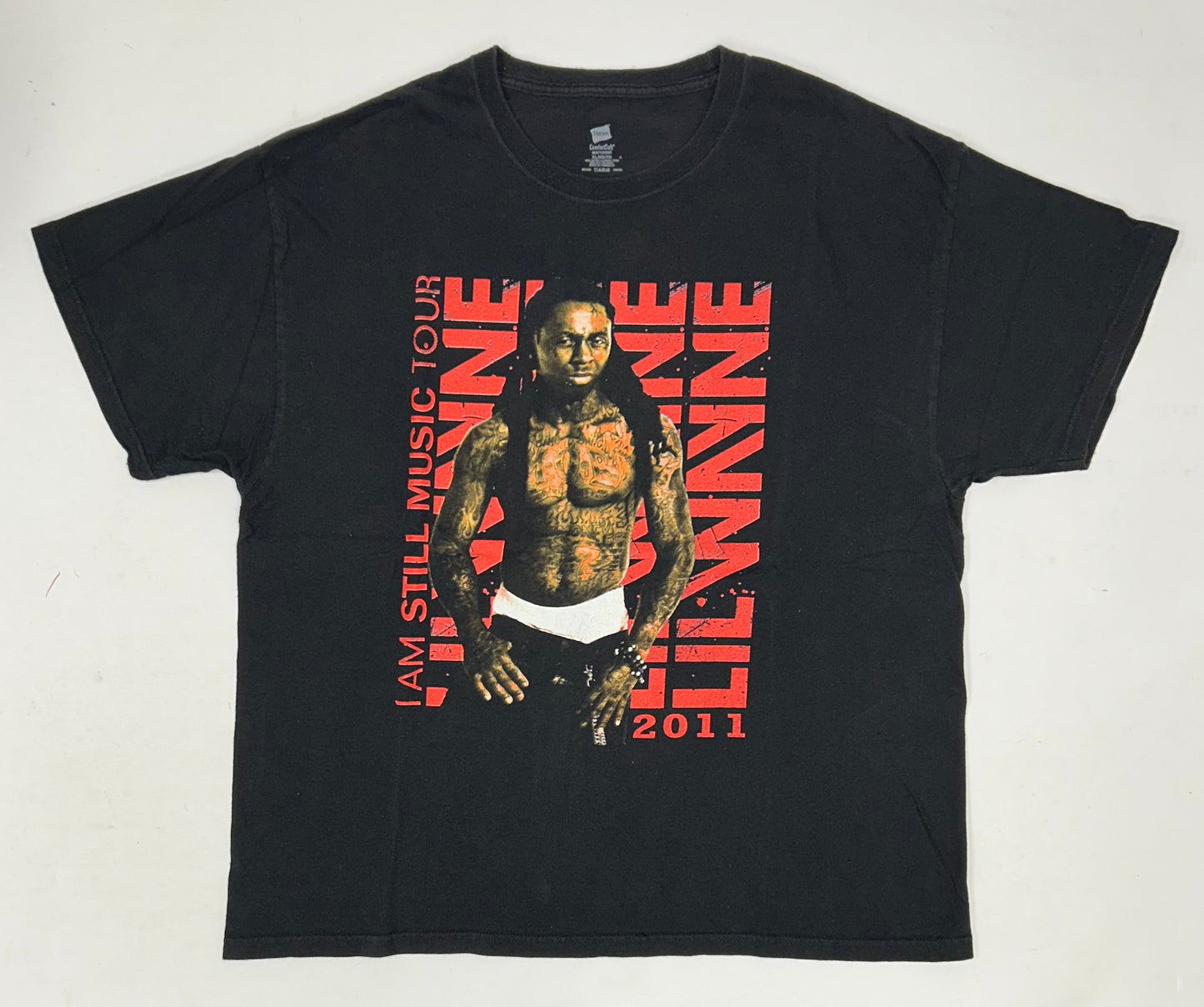 Lil Wayne I Am Still 2011 Tour Parking Lot Rap Hip-Hop Music Tee XL 23.75x29.25 Inches