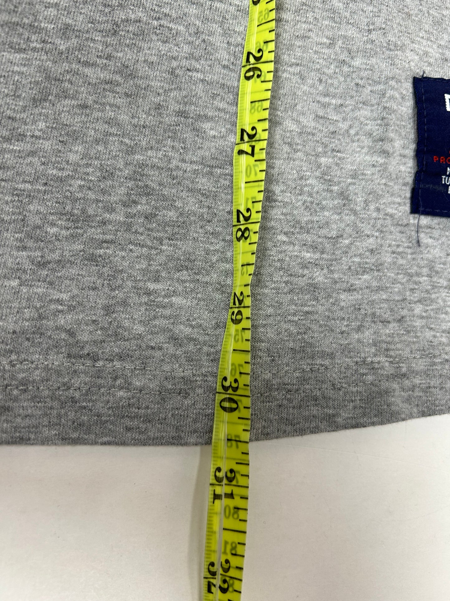 Vintage 1996 Reebok New York Giants NFL Tee XL 23.5x30.5 Inches Gray