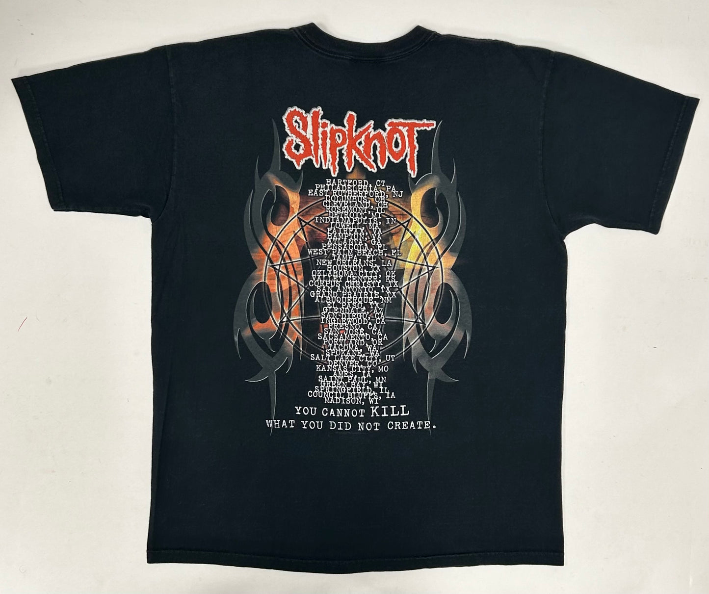 Vintage Slipknot We Won’t Die Tour Promo Concert Band T-Shirt 2004 Anvil Large 22.5x29.5 Inches