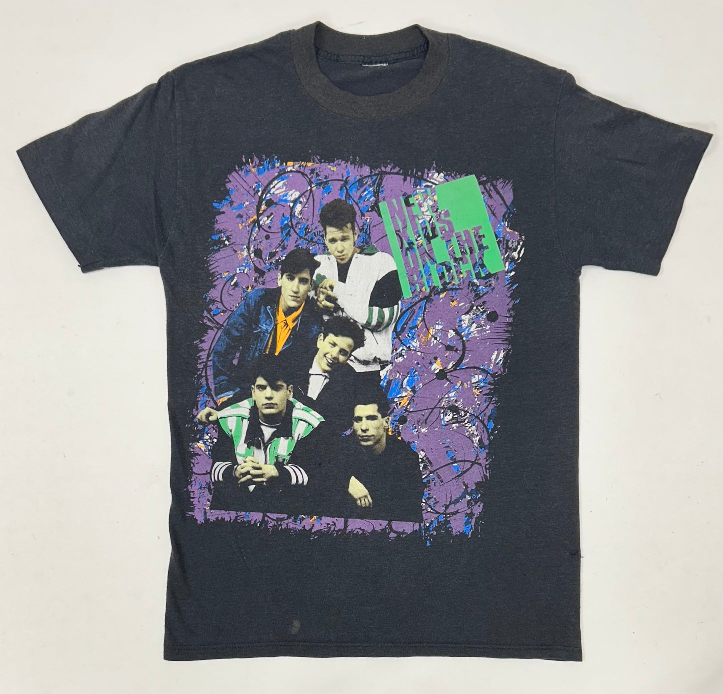 Vintage New Kids On The Block 1990 Concert Music Tee Worn As Is Small 17.5x25.75 Inches NKOTB
