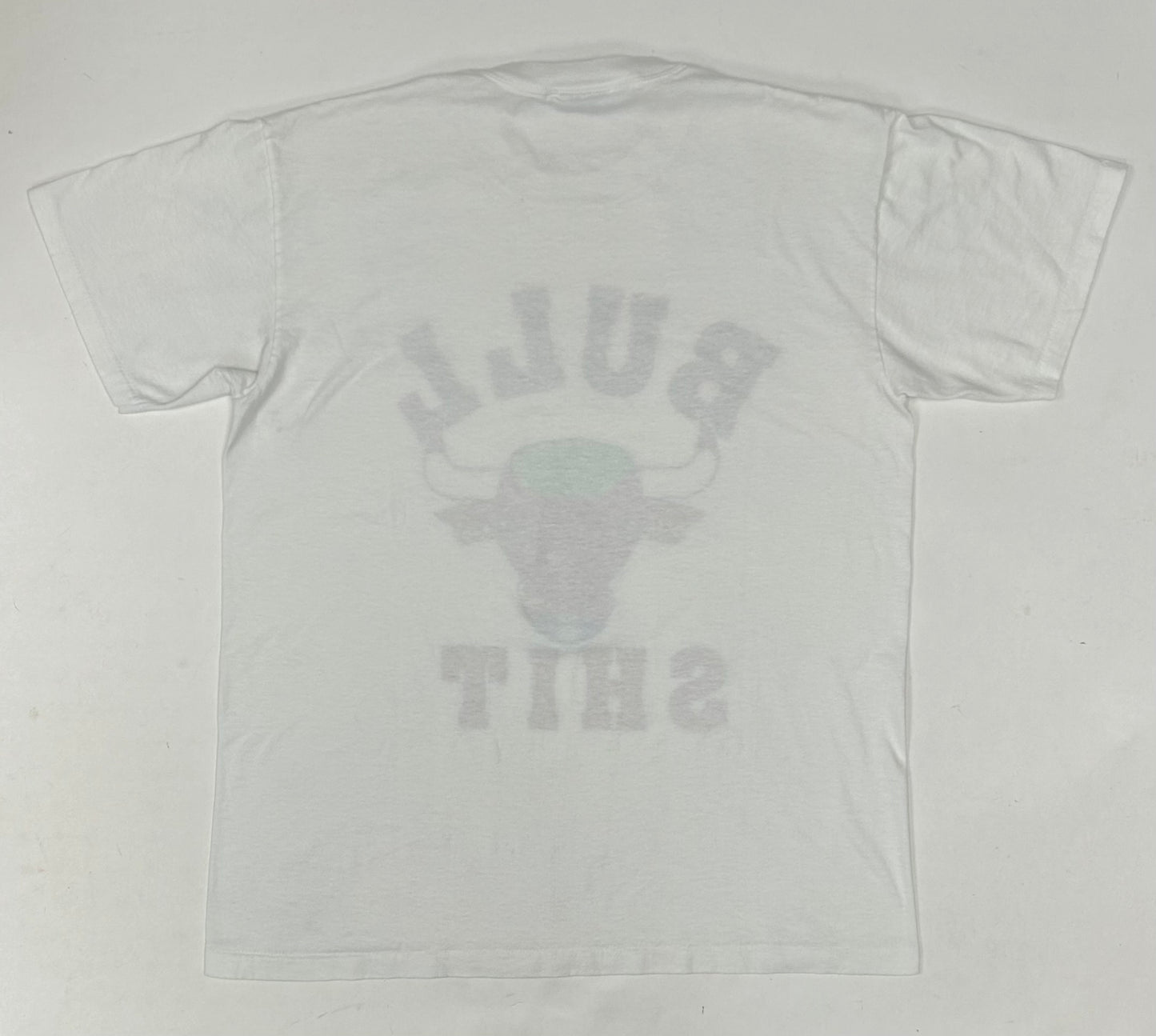 Vintage Chicago Bulls Dennis Rodman Green Hair Bull Bull Sh*t Graphic Tee Large 21.5x28.25 Inches
