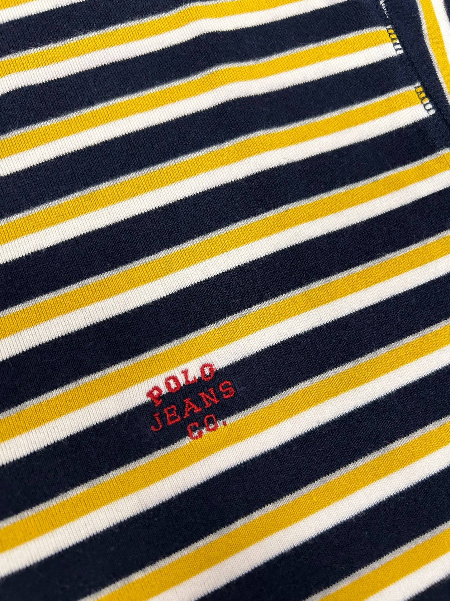 Vintage Ralph Lauren Polo Jeans Co. Striped T Shirt Mens XL Skater Preppy Tee