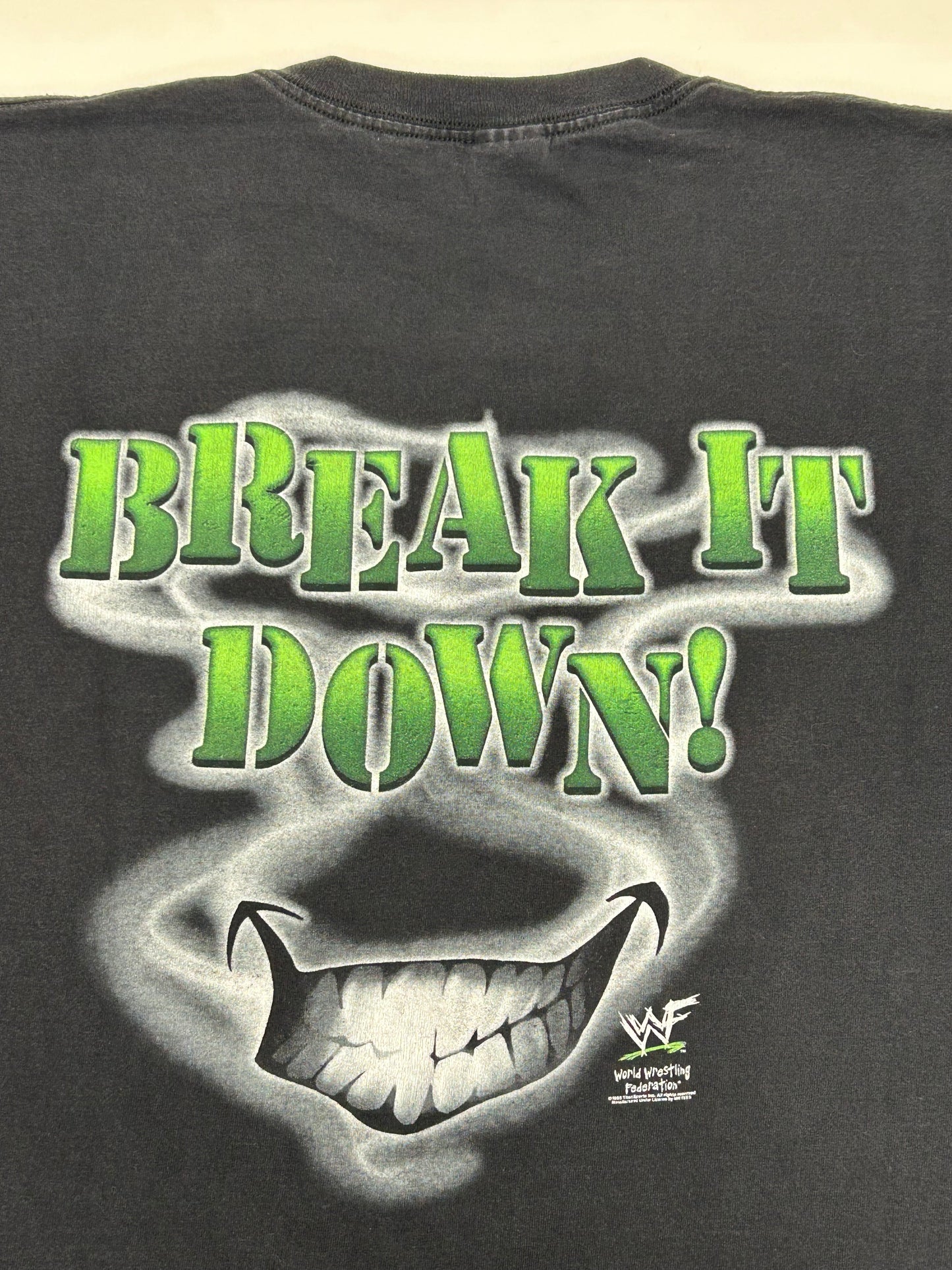 Vintage 1998 WWF D-Generation X DX Face Break It Down Wrestling Tee 2XL
