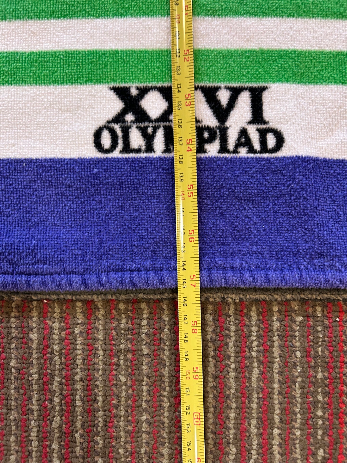 Vintage Collectible Beach Towel Atlanta Olympics 1996 XXVI Olympiad About 26.5" x 57" Inches